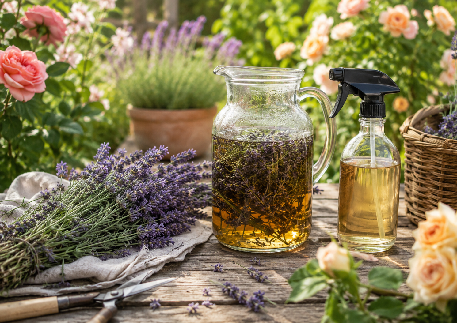 Not Waste, but Medicine for Plants: How to Make a Pest-Repelling Infusion from Lavender Prunings