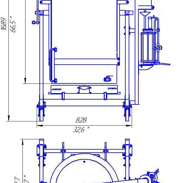 Commercial steam distillation equipment 74G (280L) with loading capacity of 63G (240L) - Copper Pro