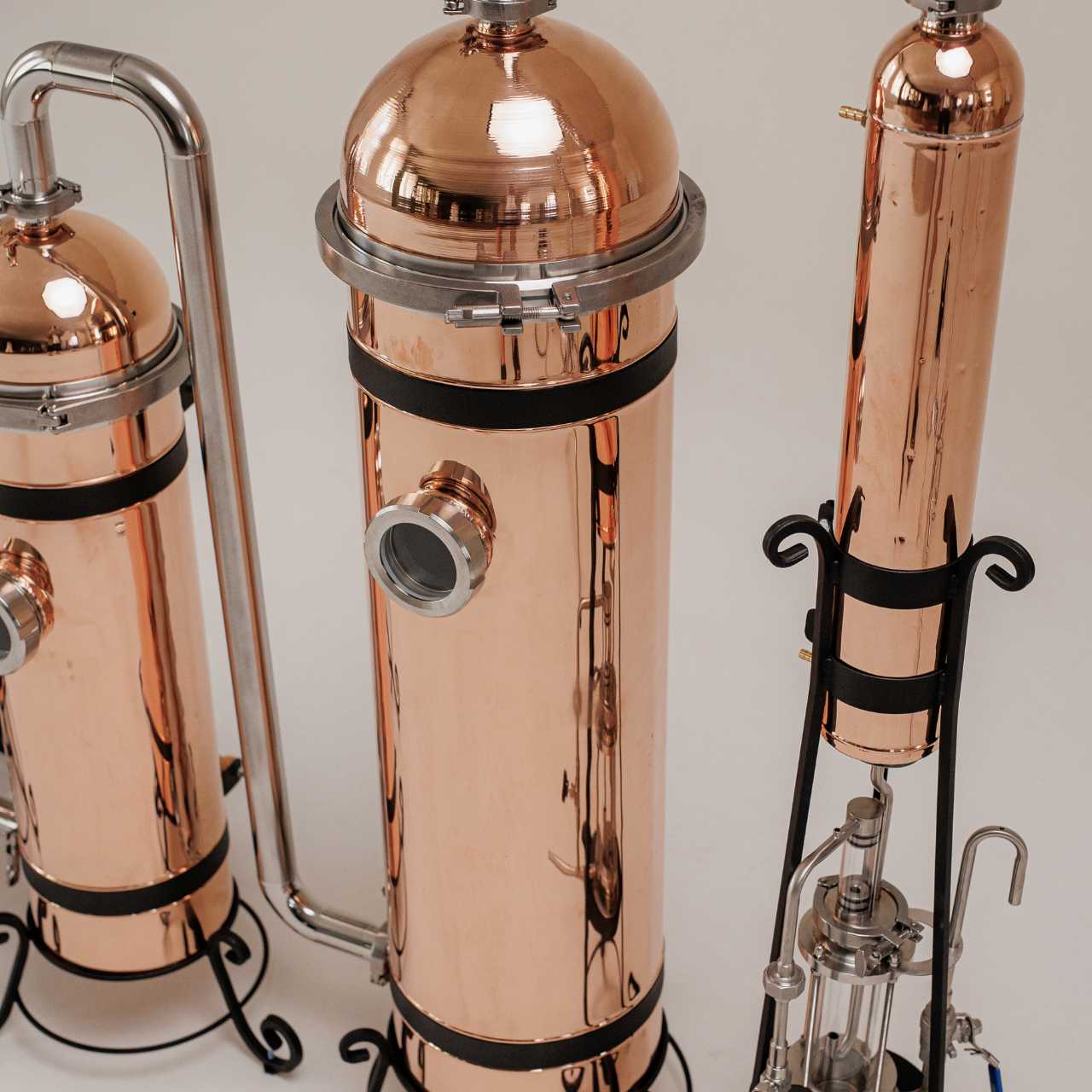 Copper Essential Oil Distiller - 21 Gall/80 Liters - [Legacy] - Copper Pro