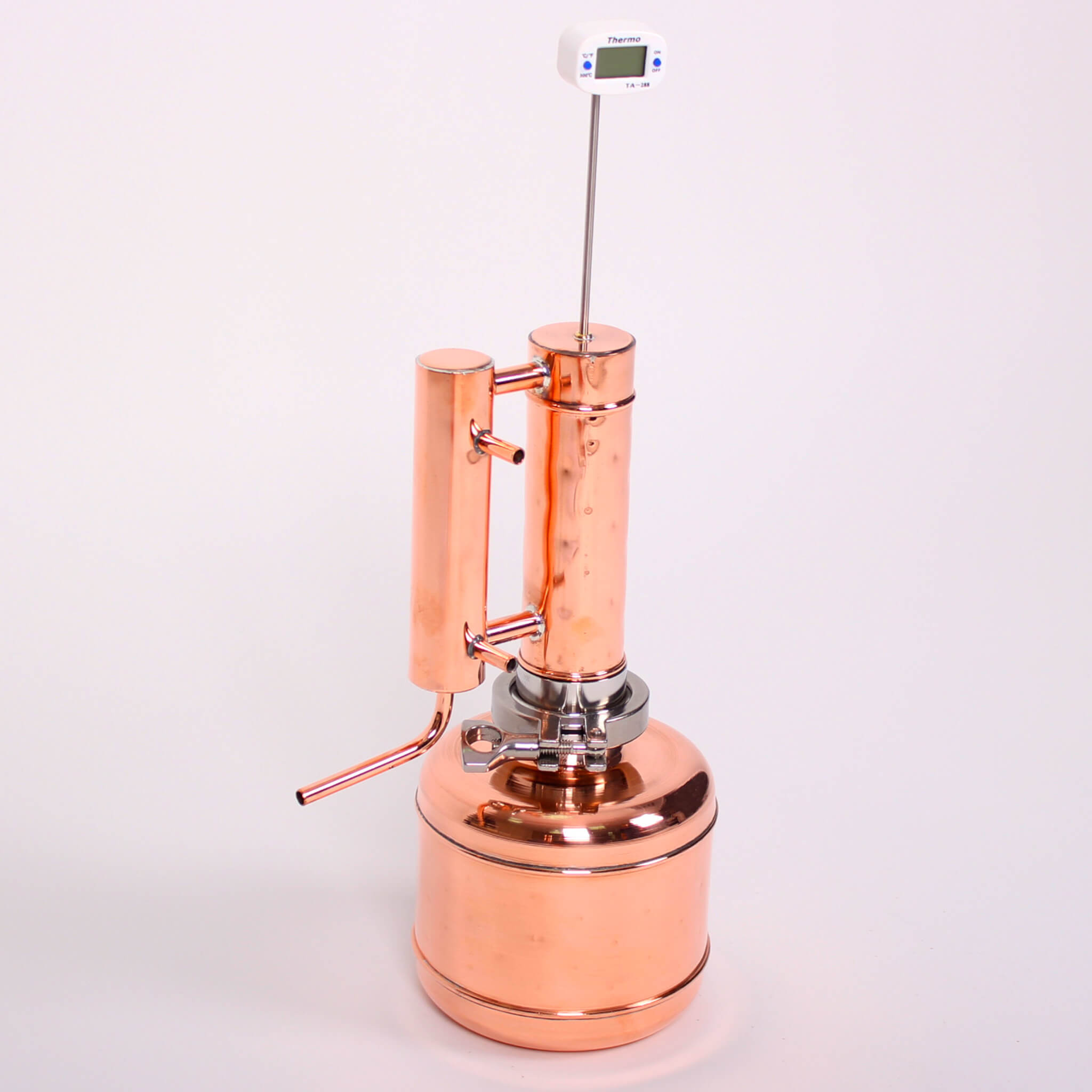 Copper moonshine still 0.63G (2.4L) Flavor - still - Copper Pro