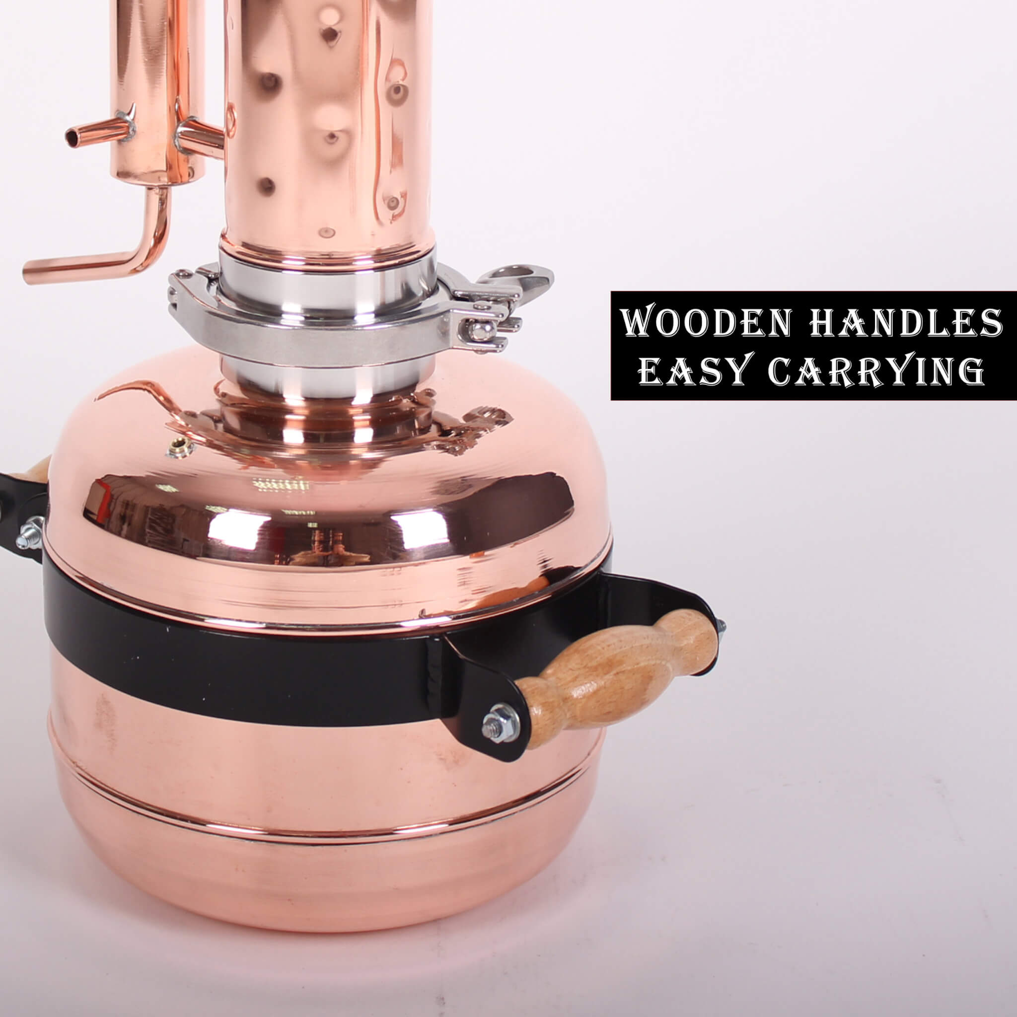 Copper moonshine still 1.3G (5L) [ pot still ] - Copper Pro