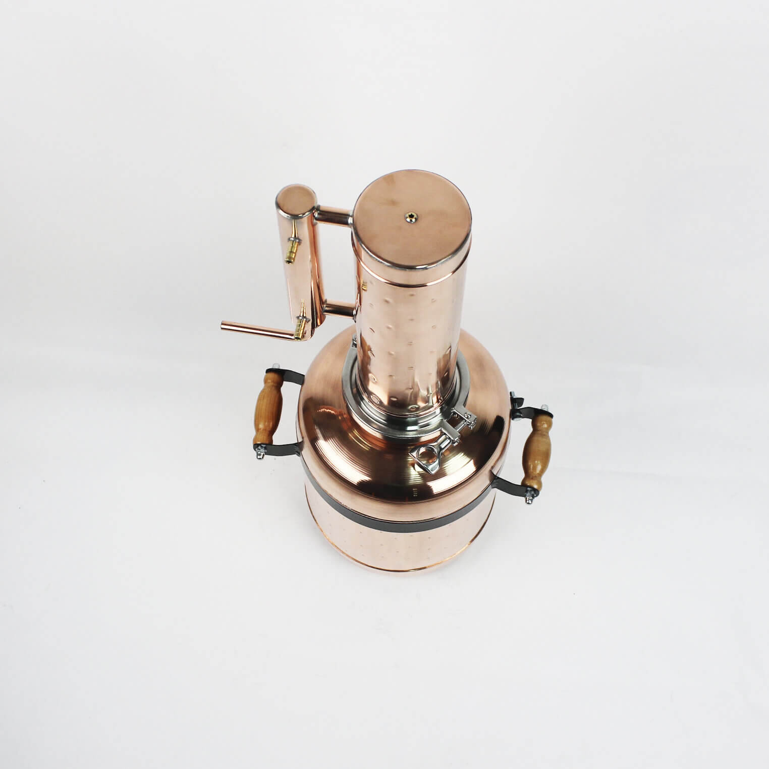 Copper moonshine still 3.3G (12L) | column 0.53G (2L) [ pot still ] - Copper Pro