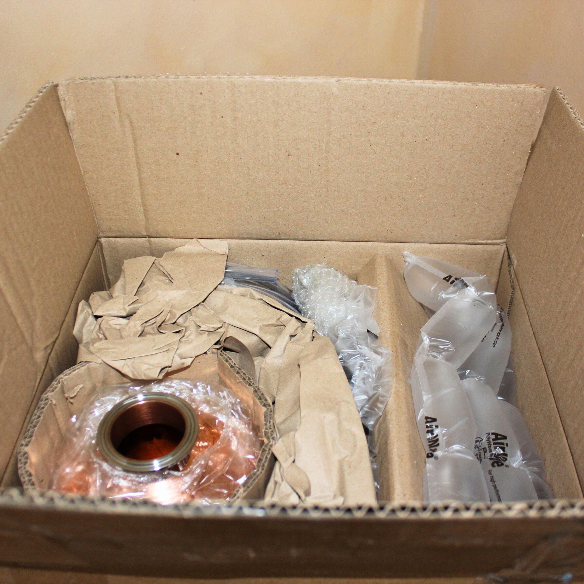 Copper Pot still 2.4 l with double clumped top - Copper Pro