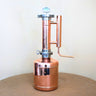 Copper Pot still 2.4 l with double clumped top - Copper Pro