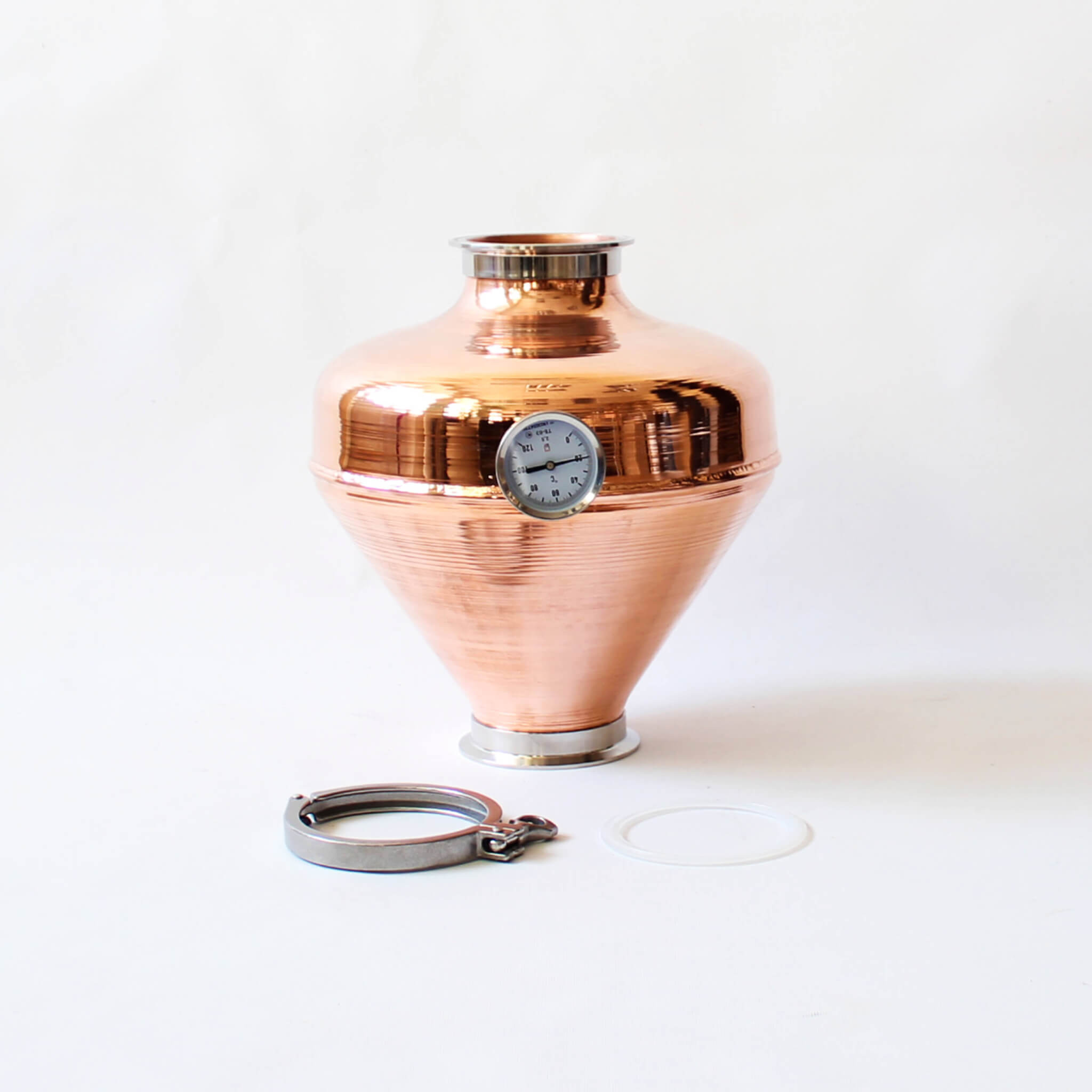 Copper whiskey helmet / Column Onion Bulb - Copper Pro