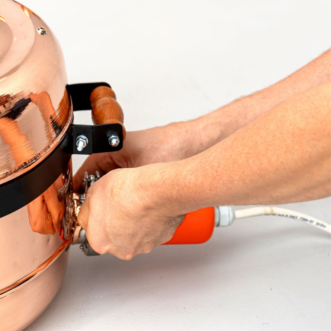 Electric Copper Essential Oil Distiller 1,9Gal/7L - Premium Kit - Copper Pro