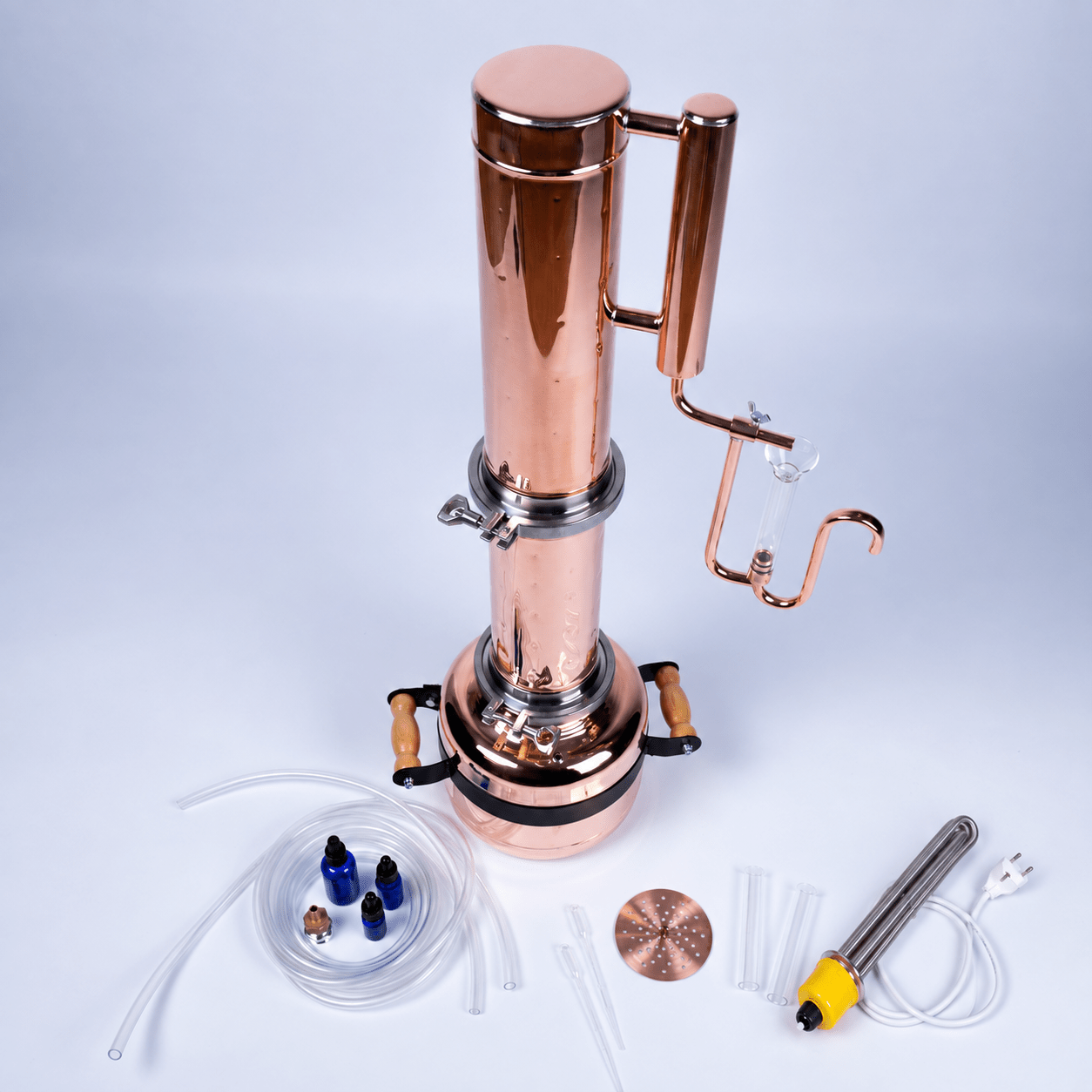Electric Essential Oil Distiller 2,5Gal/9L - Advanced Kit - Copper Pro