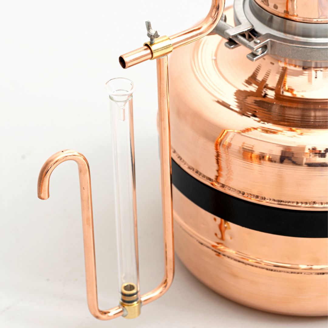 Electric Essential Oil Distiller 4G (15L) | column 1.2G(4.7L) - 2.2G(8.3L) - Copper Pro