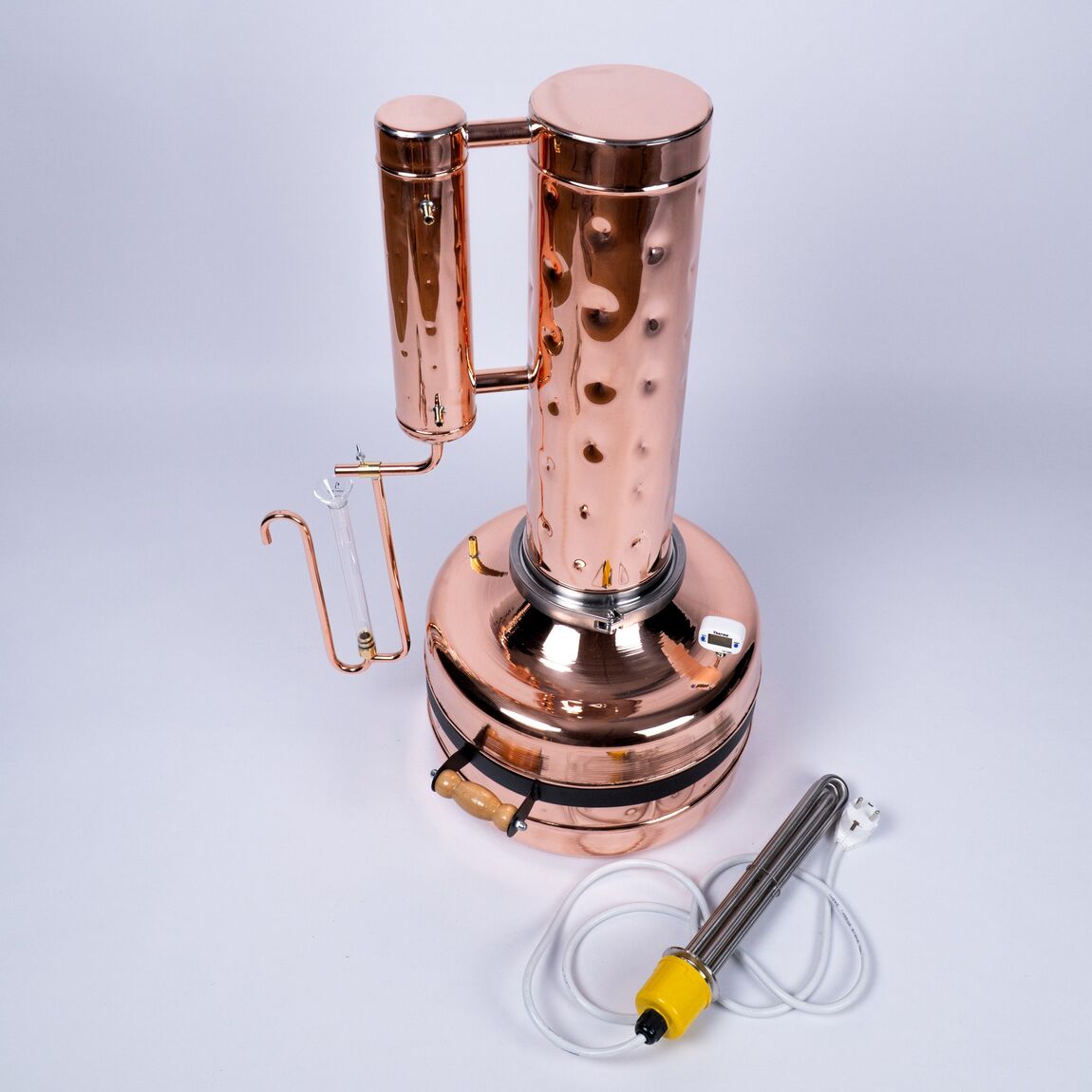 Electric Essential Oil Distiller 7,5Gal (28,5L) - Premium Kit - Copper Pro