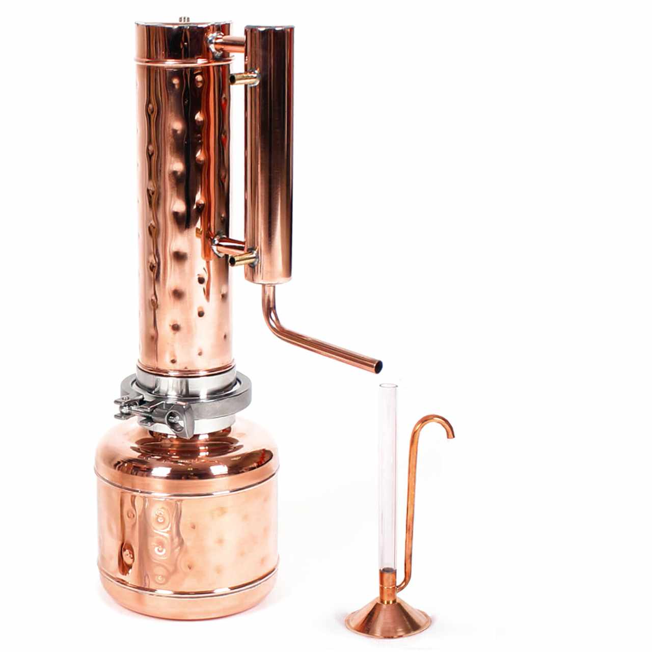 Essential Oil Distiller 0,53G (2L) | column 0,26G (1L) - Basic Kit - BEST SELLER!!! - Copper Pro