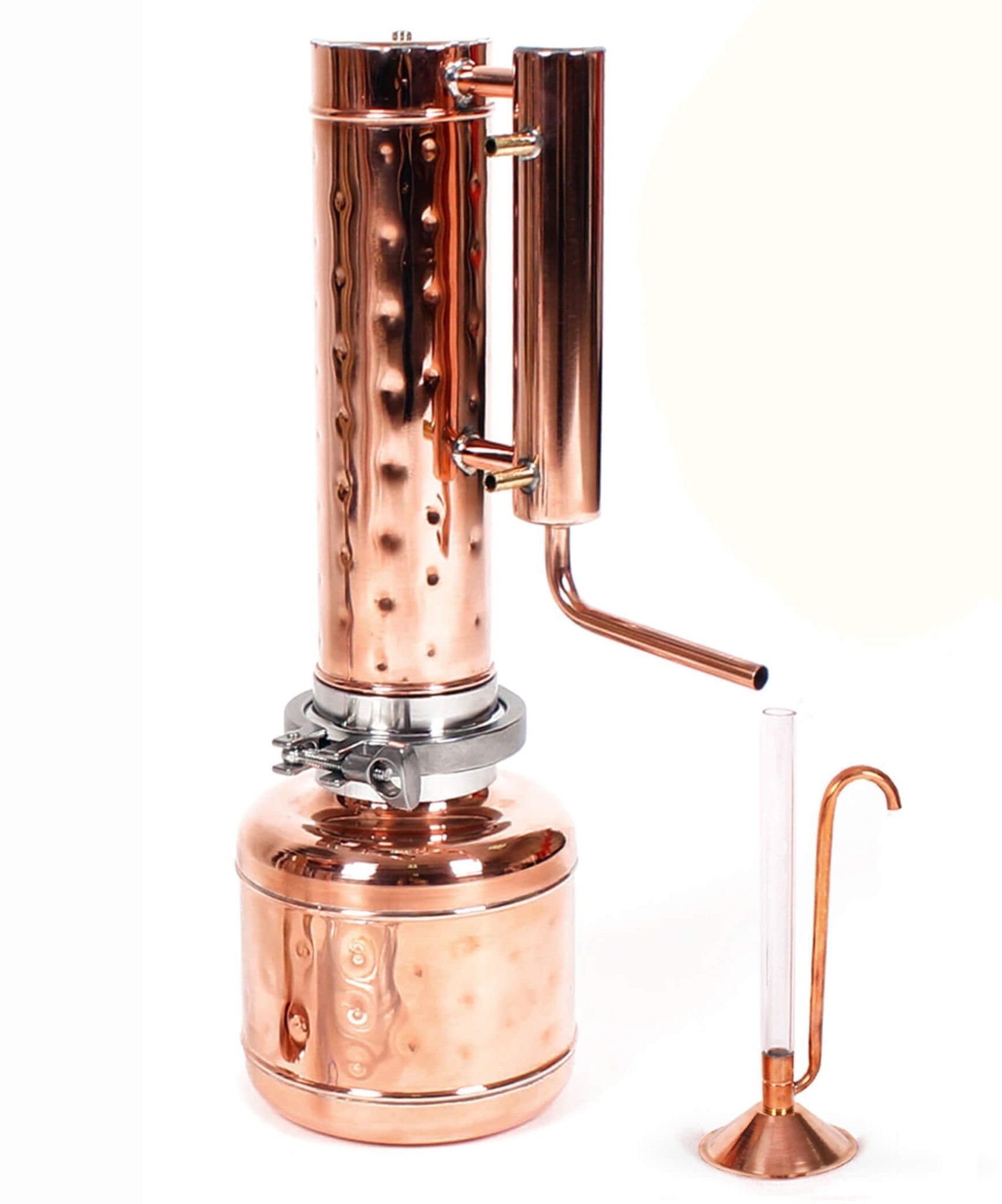 Essential Oil Distiller 0.53G (2L) | column 0.26G (1L) - Premium Kit - BEST SELLER!!! - Copper Pro