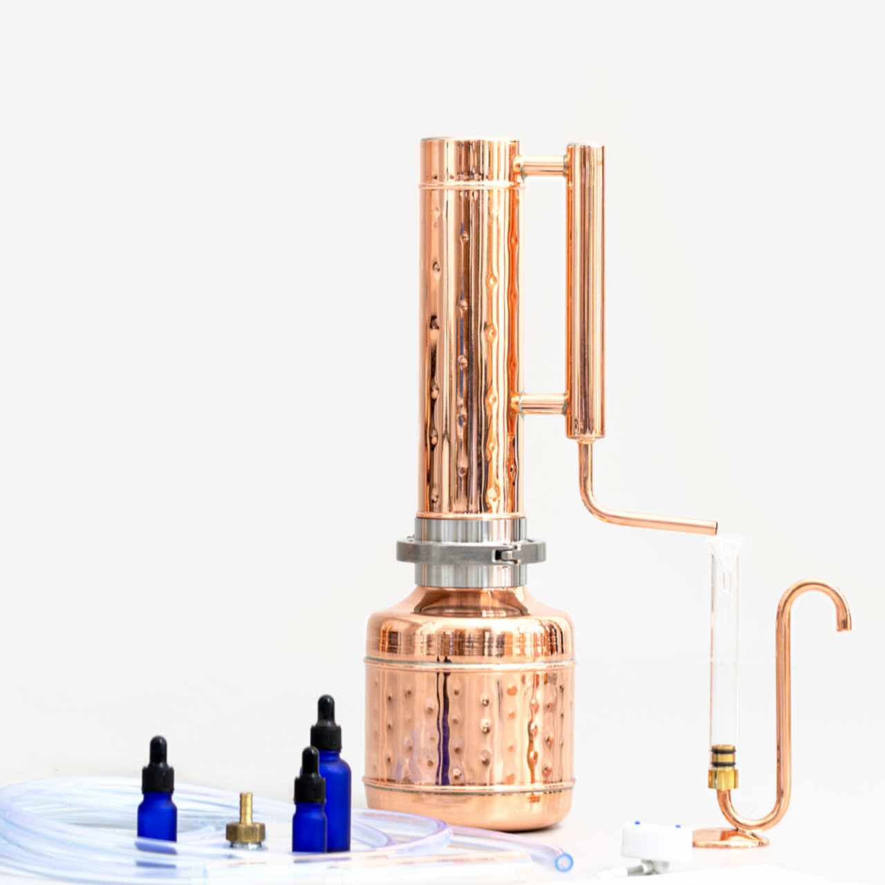 Essential Oil Distiller 0.53G (2L) | column 0.26G (1L) - Premium Kit - BEST SELLER!!! - Copper Pro