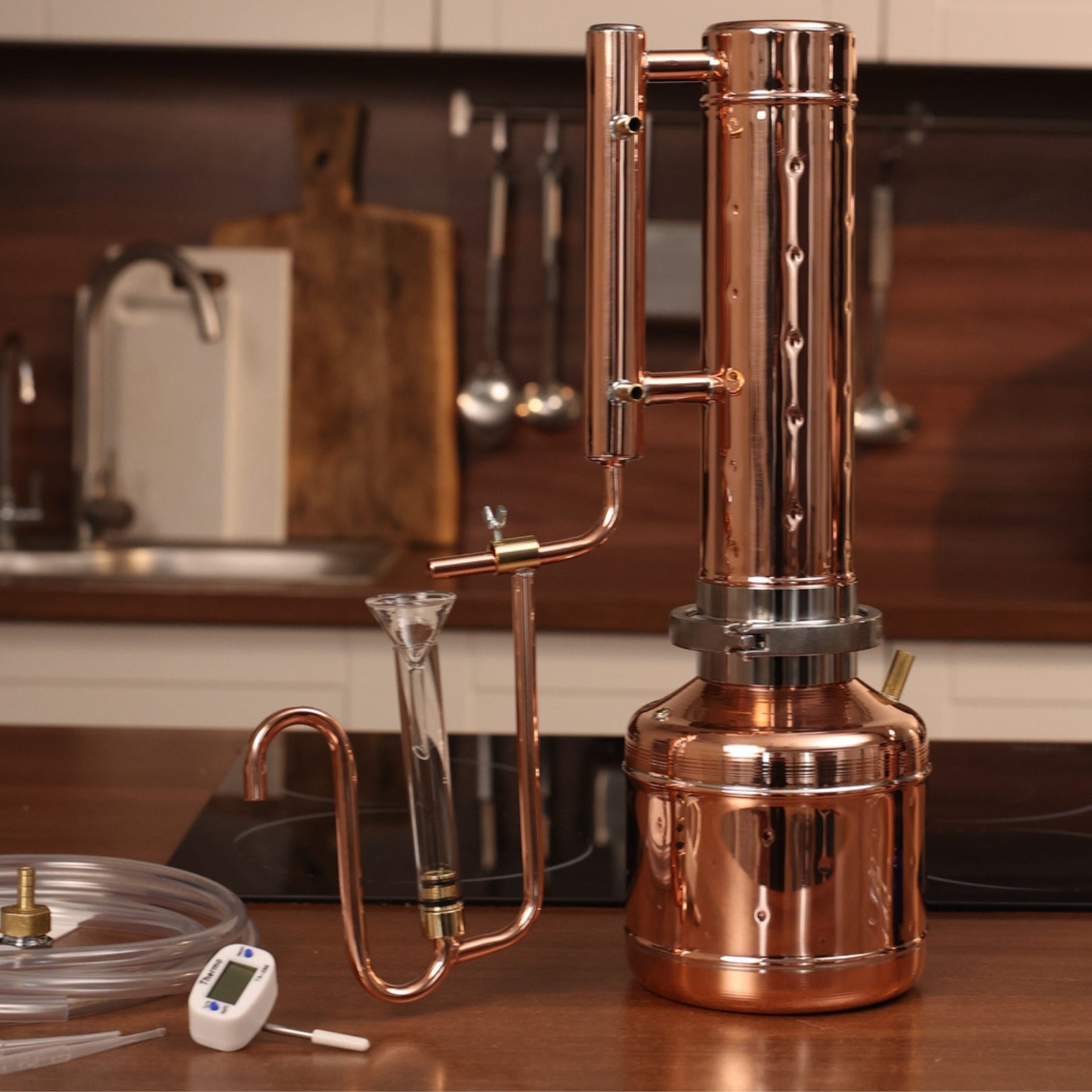 Essential Oil Distiller 0,8Gal/3L - Basic Kit - Copper Pro