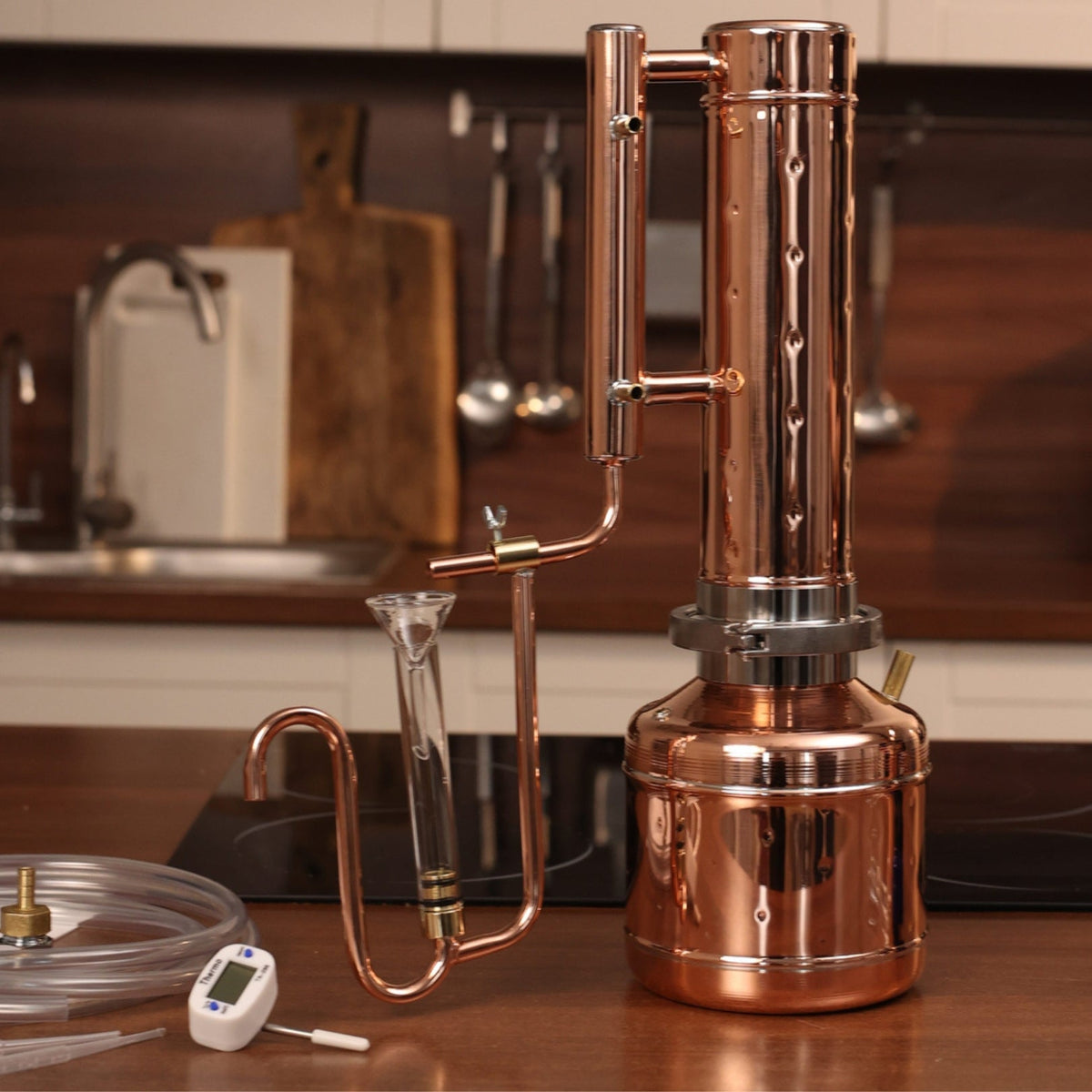 Essential Oil Distiller 0,8Gal/3L - Basic Kit - Copper Pro