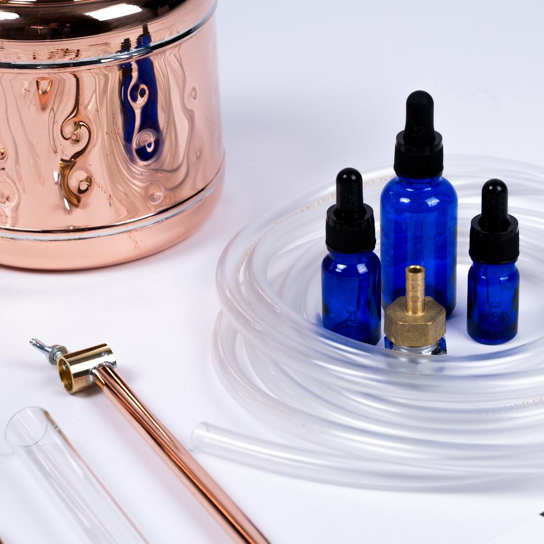 Essential Oil Distiller 0,8Gal/3L - Premium Kit - Copper Pro