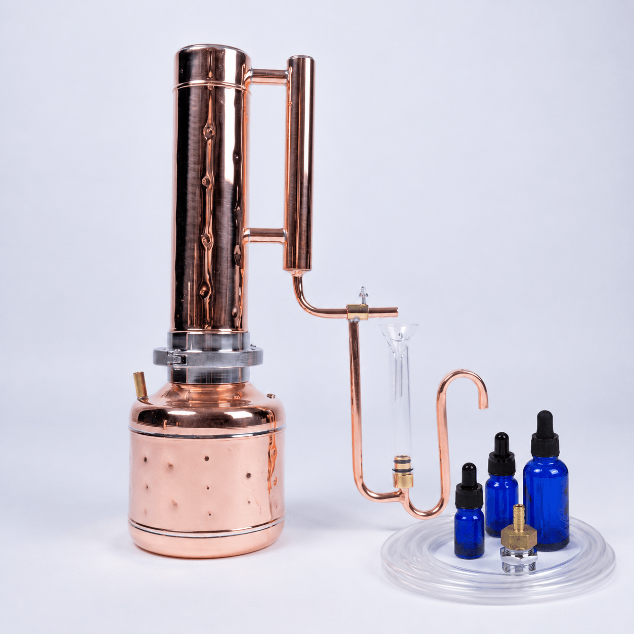Essential Oil Distiller 0,8Gal/3L - Premium Kit - Copper Pro