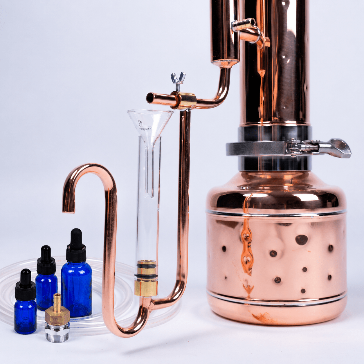 Essential Oil Distiller 0,8Gal/3L - Premium Kit - Copper Pro