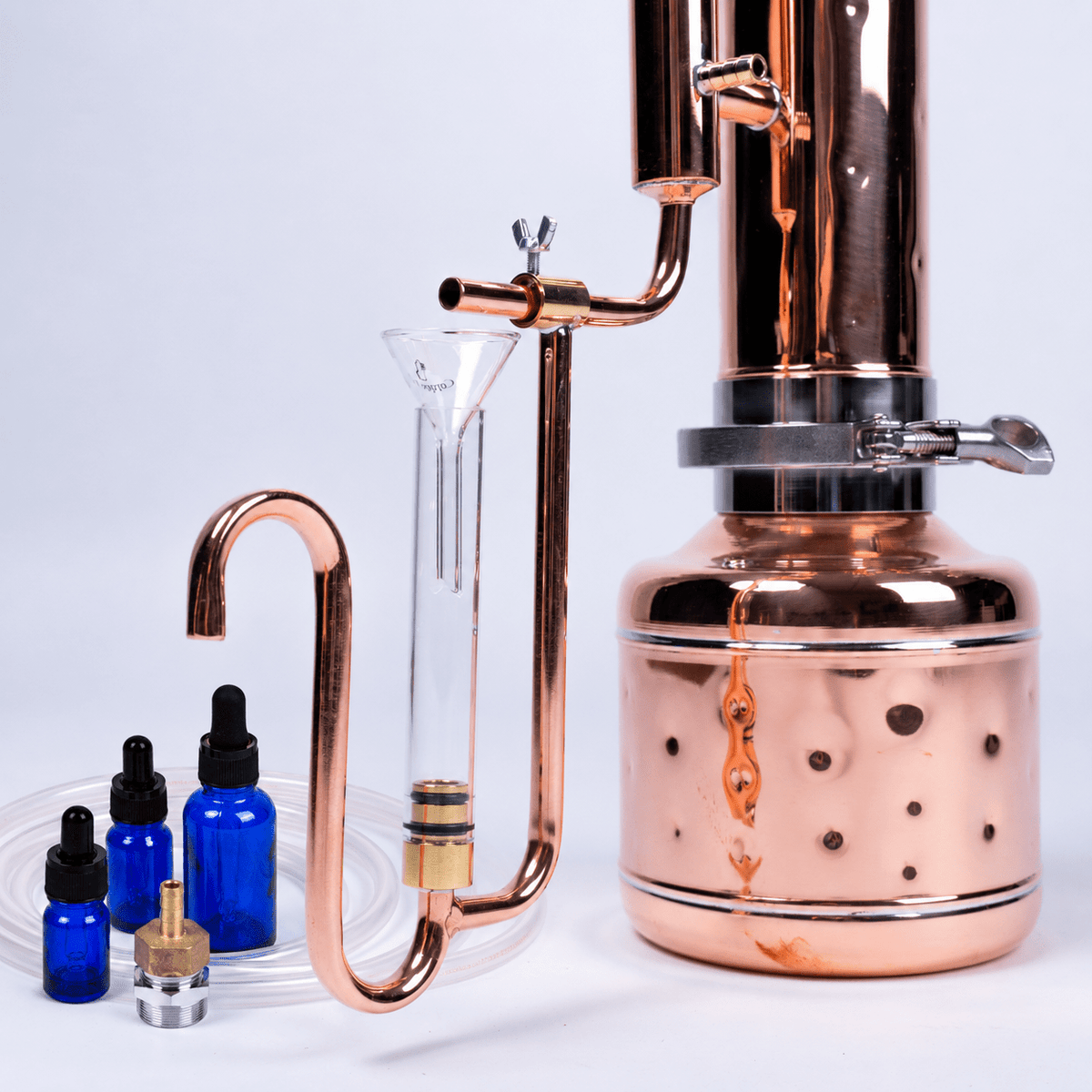 Essential Oil Distiller 0,8Gal/3L - Premium Kit - Copper Pro