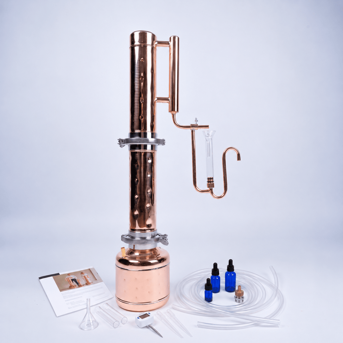 Essential Oil Distiller 1,1Gal/4L - Advanced set - Copper Pro
