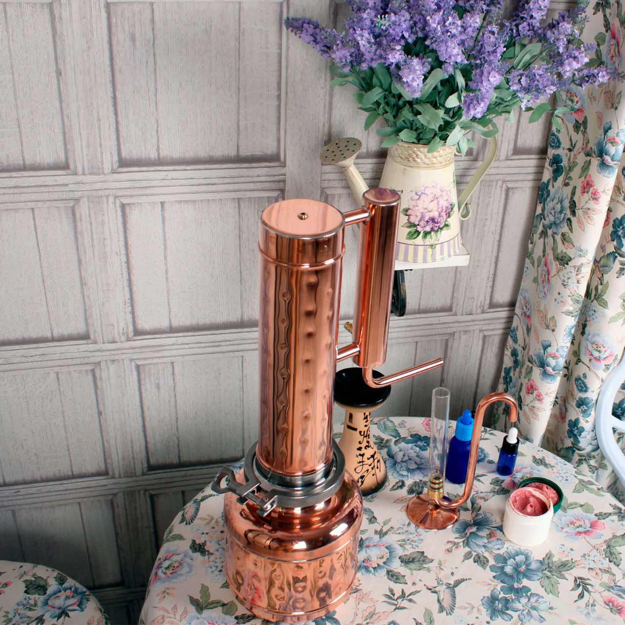 Essential Oil Distiller 1,1Gal/4L - Advanced set - Copper Pro