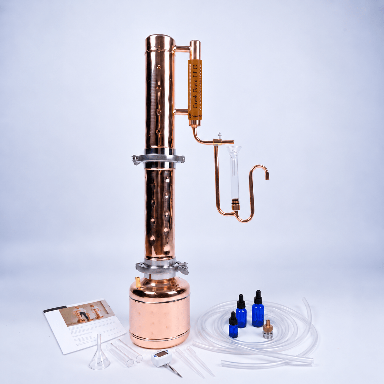 Essential Oil Distiller 1,1Gal/4L - Advanced set - Copper Pro