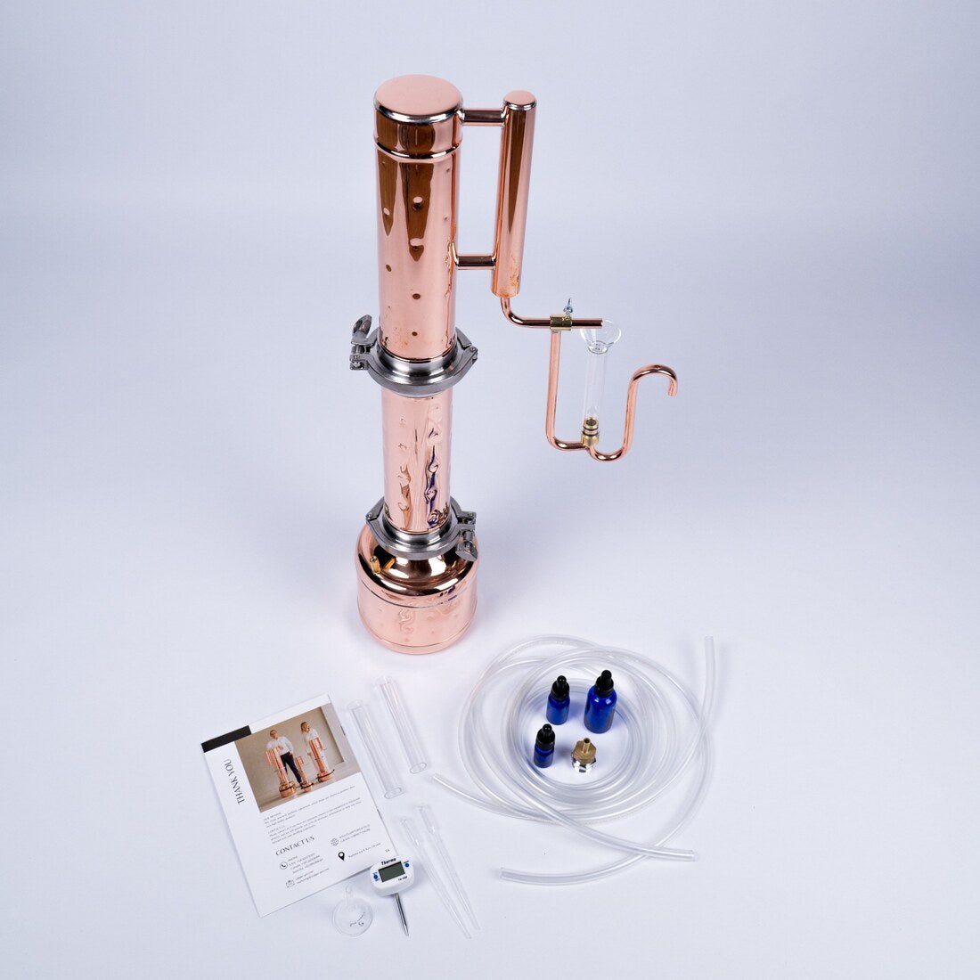 Essential Oil Distiller 1,1Gal/4L - Advanced set - Copper Pro