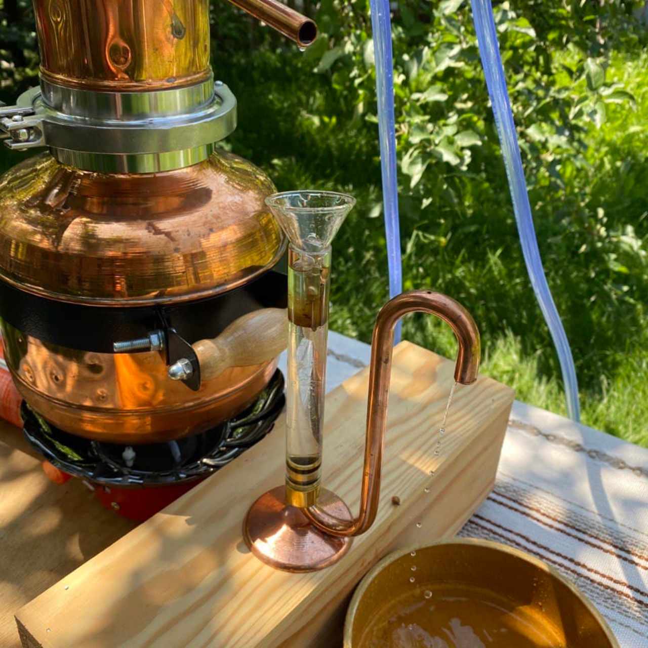 Essential Oil Distiller 1.3G (5L) | column 0.53G (2L) - Basic Kit - Copper Pro