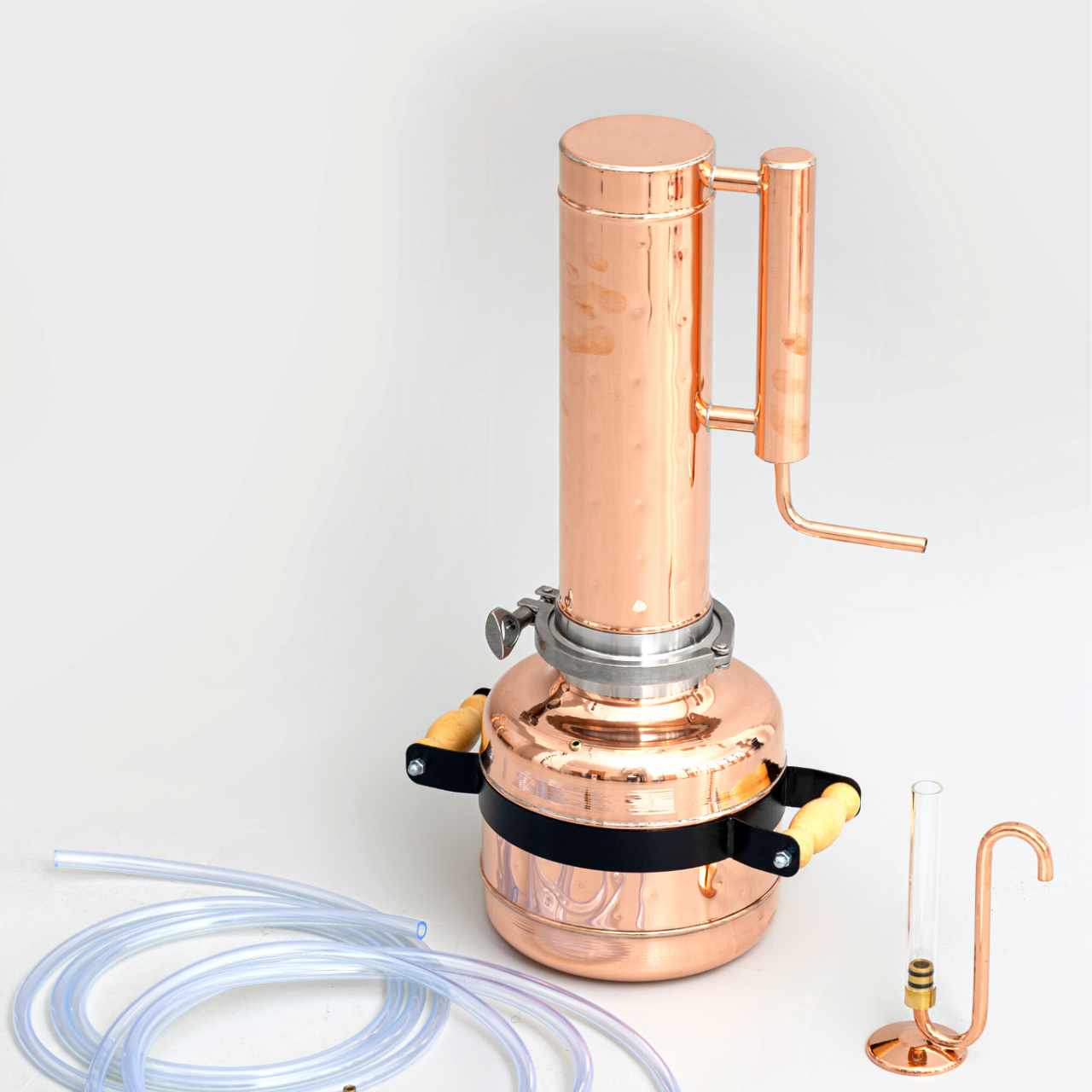 Essential Oil Distiller 1.3G (5L) | column 0.53G (2L) - Basic Kit - Copper Pro