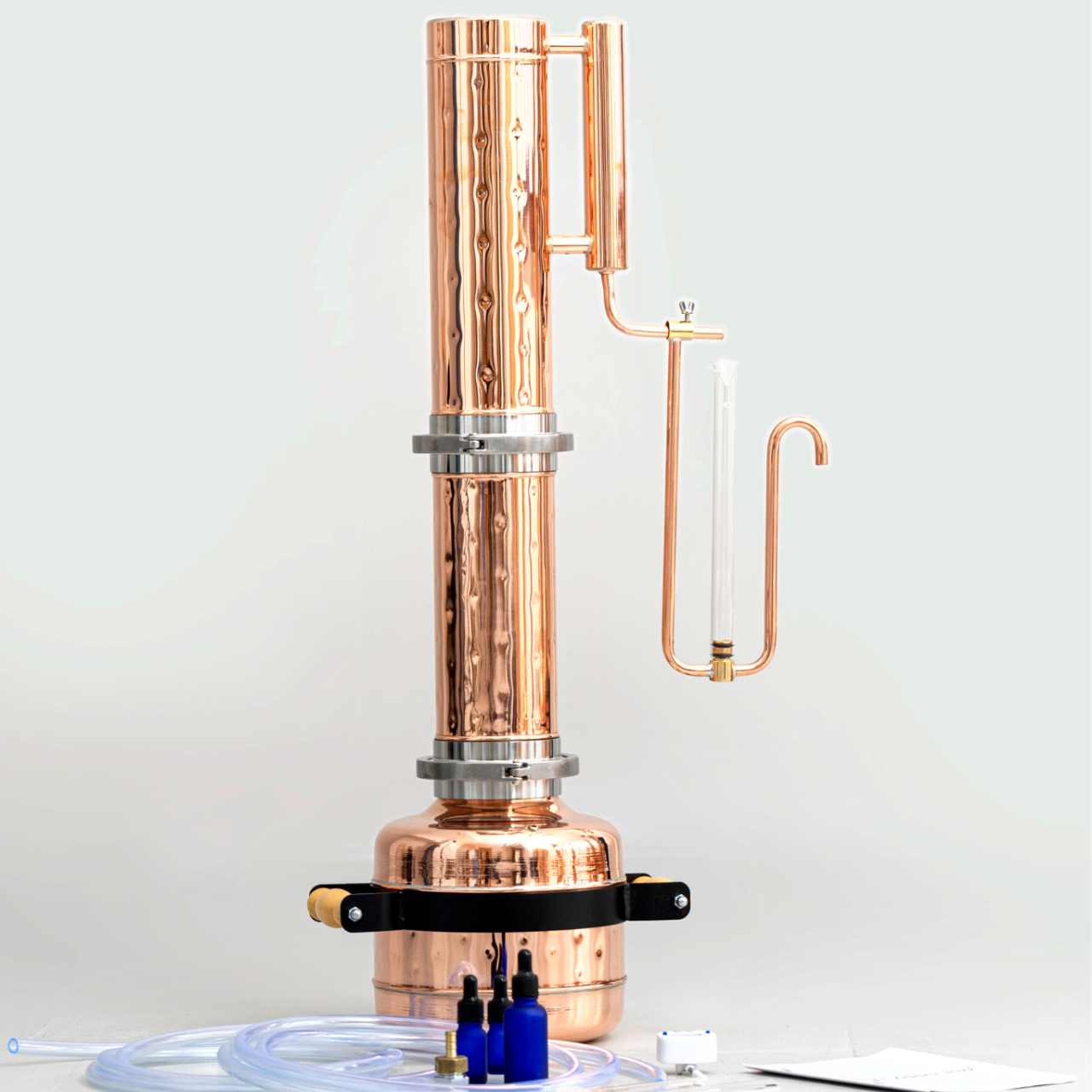 Essential Oil Distiller 1.3G (5L) | column 0.53G+0.53G (2L+2L) - Advanced Kit - Copper Pro