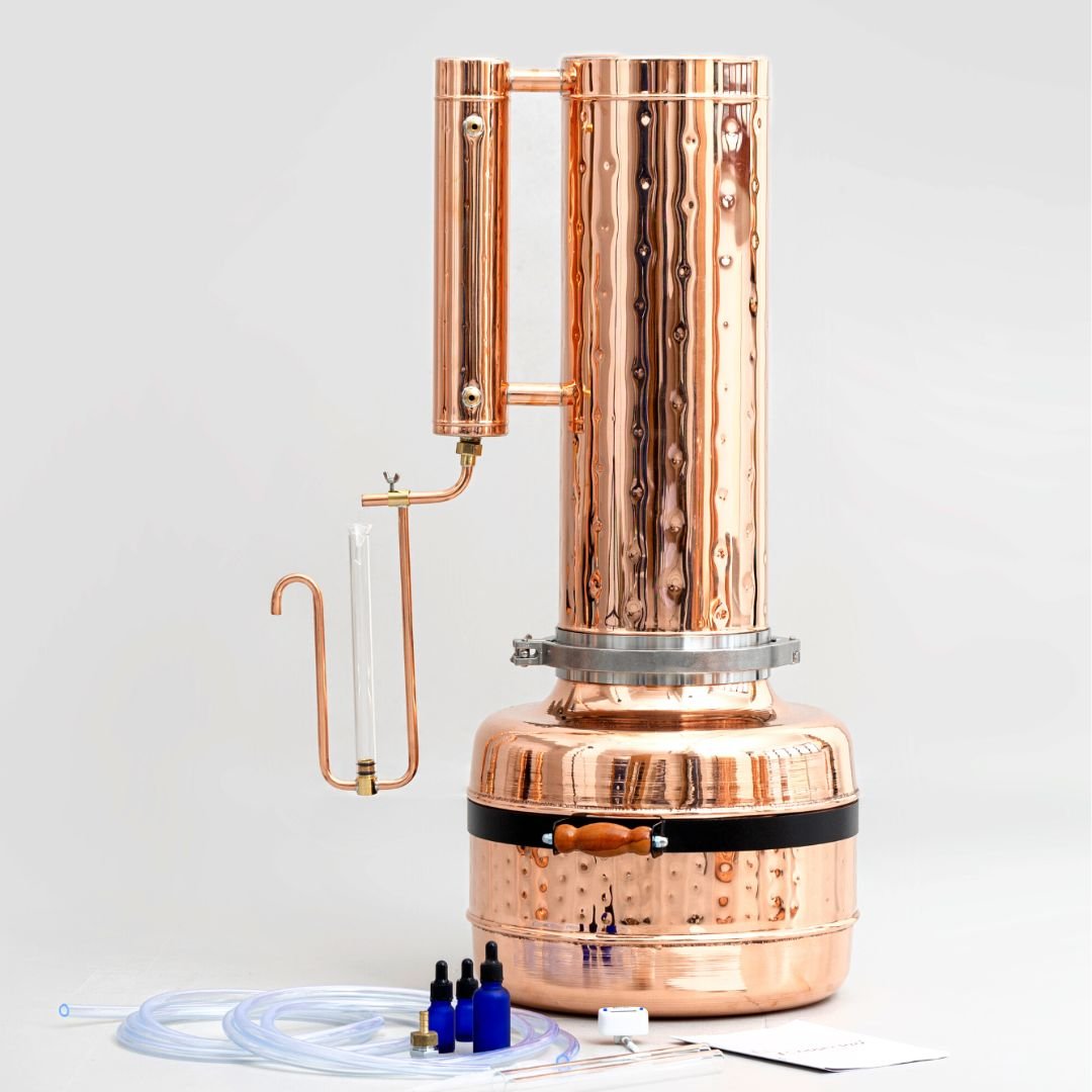 Essential Oil Distiller 14Gal (53L) - Proffesional Kit - Copper Pro
