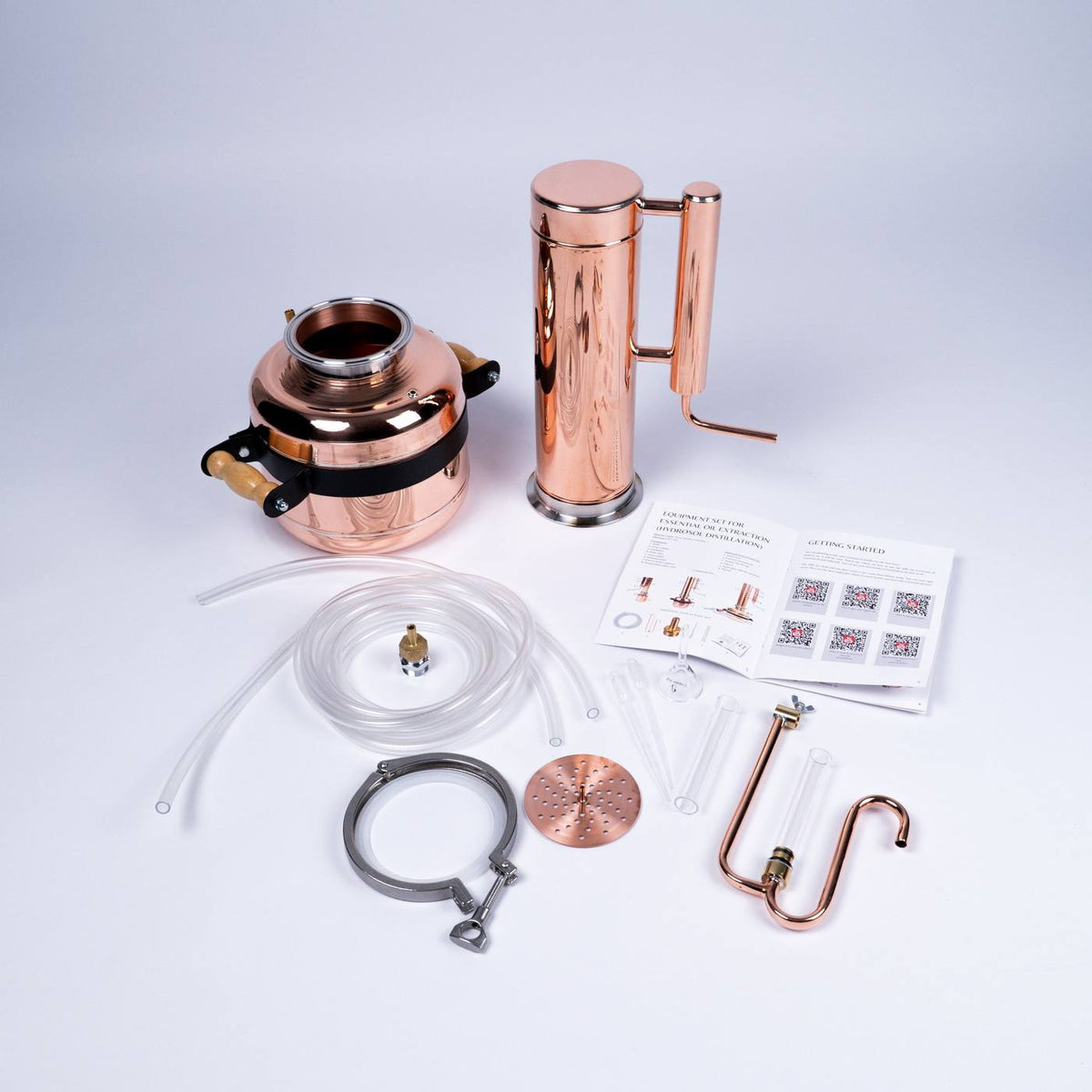 Essential Oil Distiller 1,9Gal/7L - Basic Kit - Copper Pro