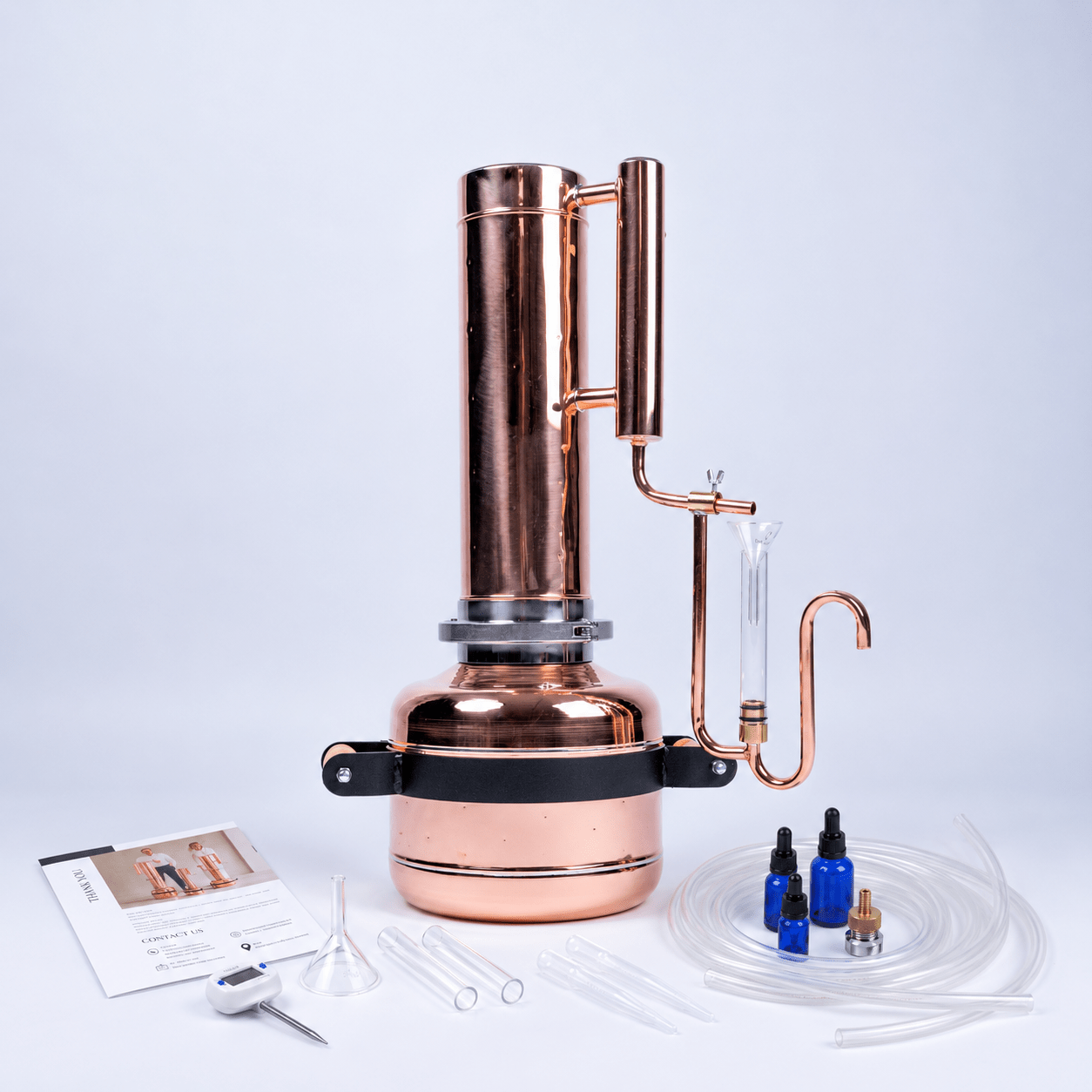 Essential Oil Distiller 1,9Gal/7L - Premium Kit - Copper Pro