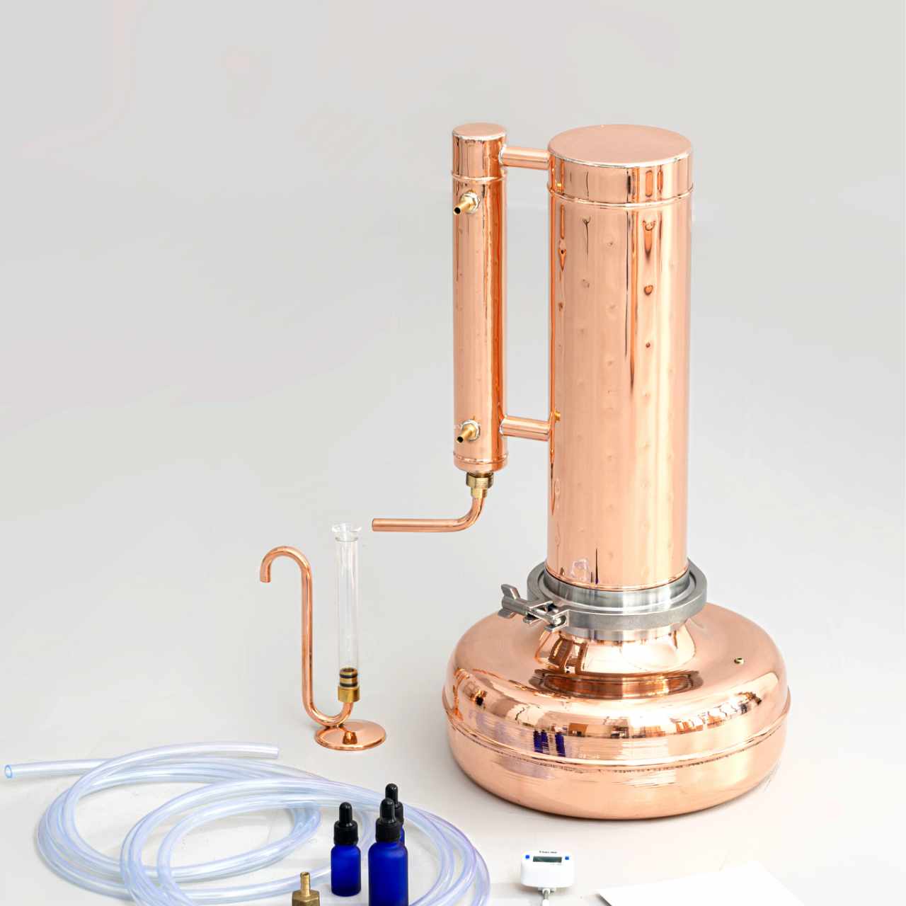 Essential Oil Distiller 2.1G (8L) | column 1.1G (4L) - Professional Kit - Copper Pro