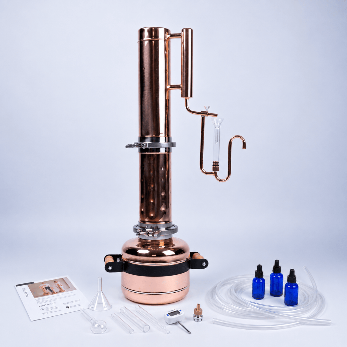 Essential Oil Distiller 2,5Gal/9L - Advanced Kit - Copper Pro