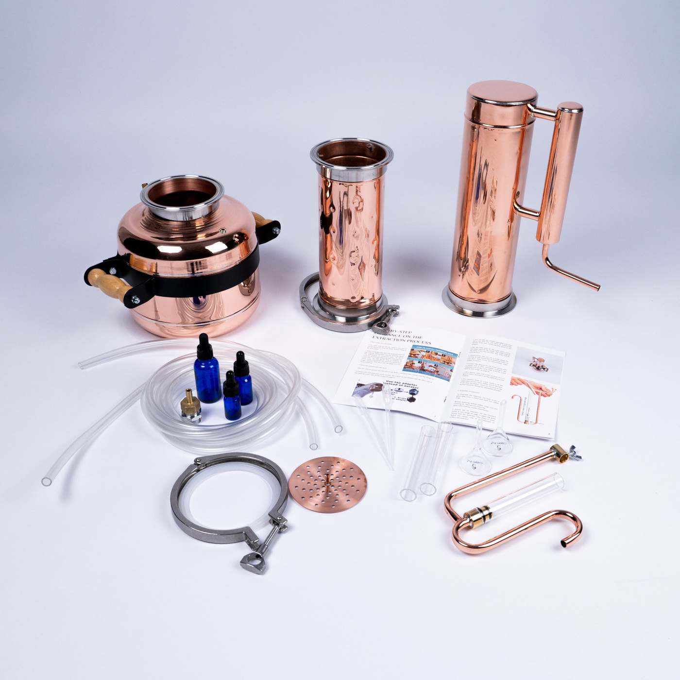 Essential Oil Distiller 2,5Gal/9L - Advanced Kit - Copper Pro