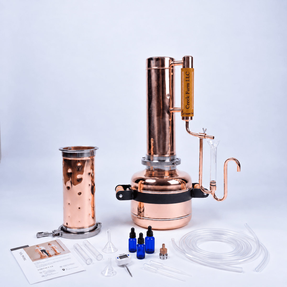 Essential Oil Distiller 2,5Gal/9L - Advanced Kit - Copper Pro