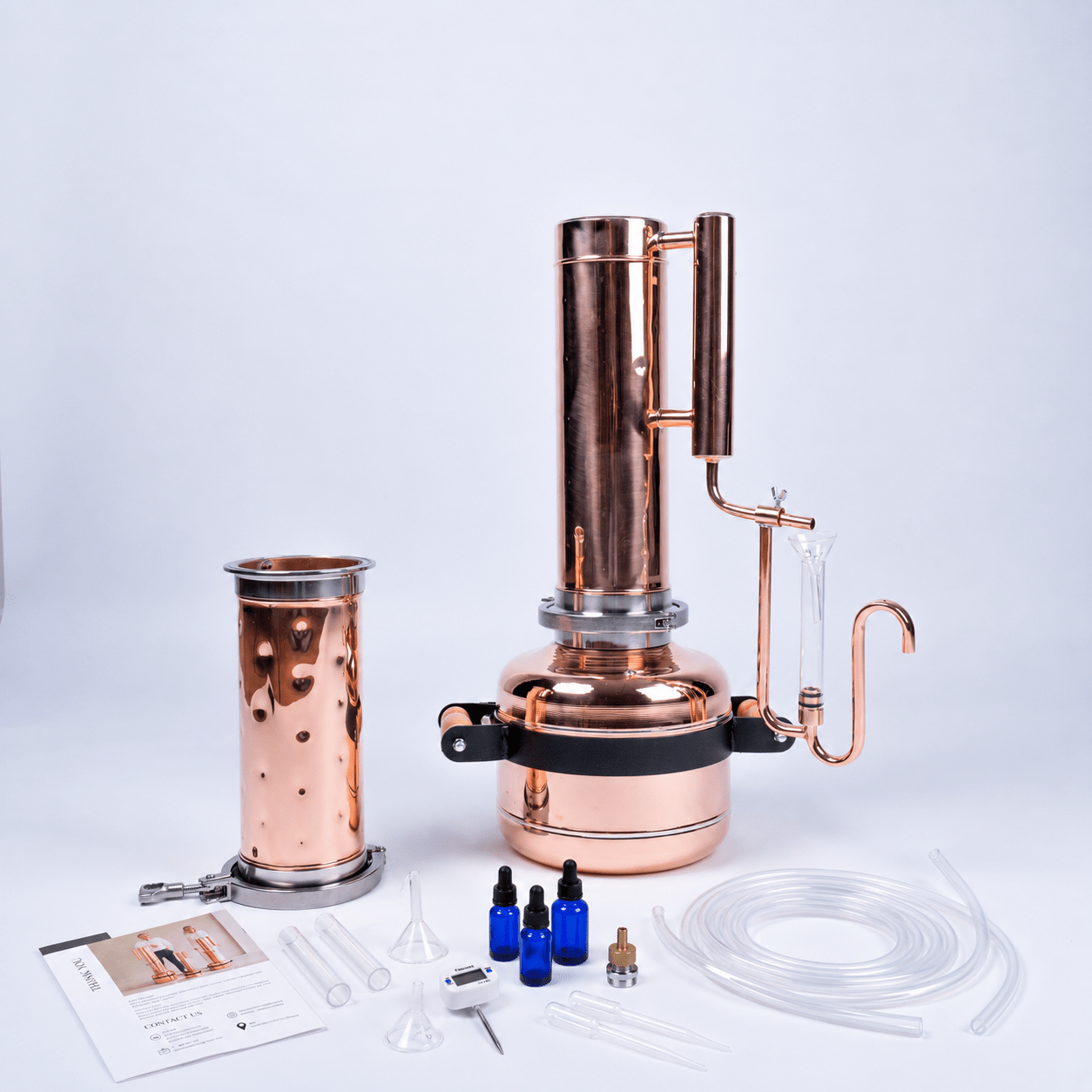 Essential Oil Distiller 2,5Gal/9L - Advanced Kit - Copper Pro
