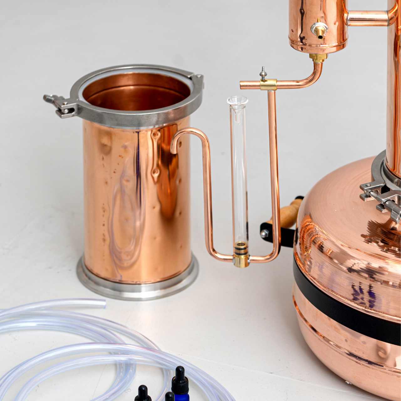 Essential Oil Distiller 5.3G (20L) | column 2.2G/8.3L - 3.7G/13.5L - Copper Pro