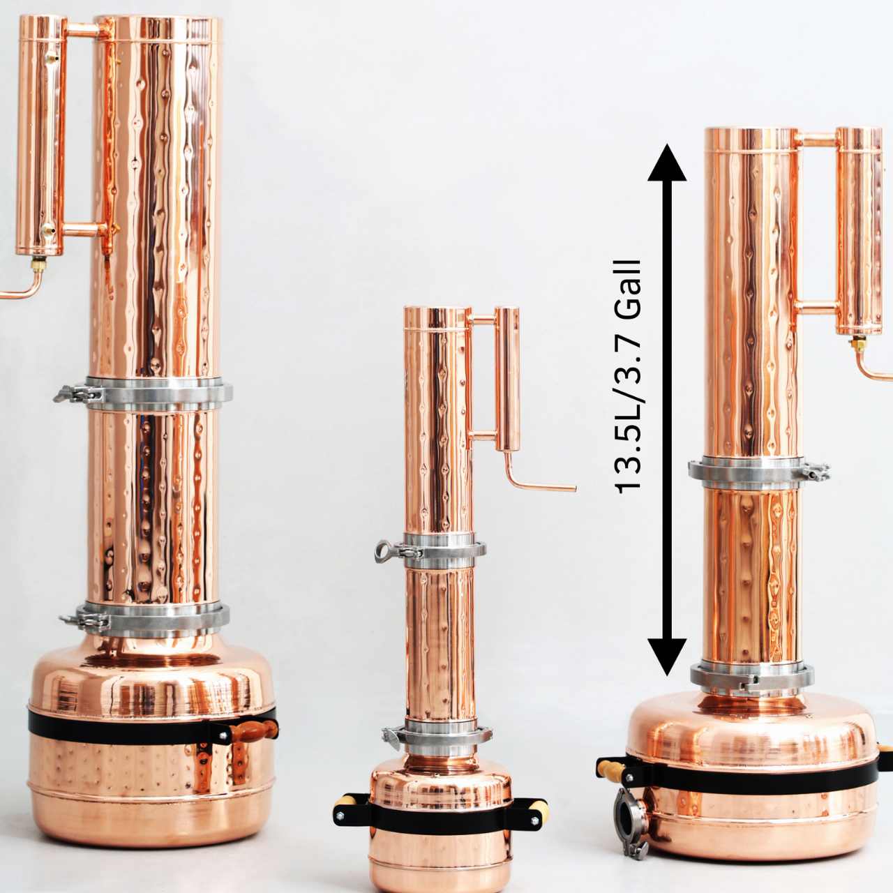 Essential Oil Distiller 5.3G (20L) | column 2.2G/8.3L - 3.7G/13.5L - Copper Pro