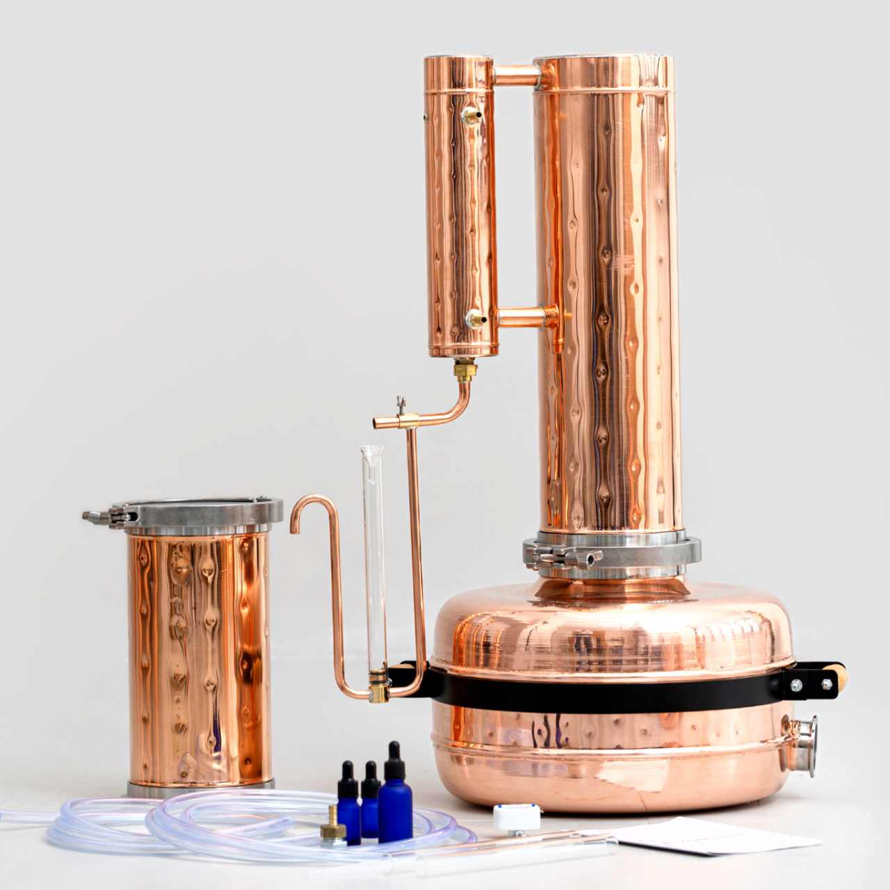 Essential Oil Distiller 5.3G (20L) | column 2.2G/8.3L - 3.7G/13.5L - Copper Pro