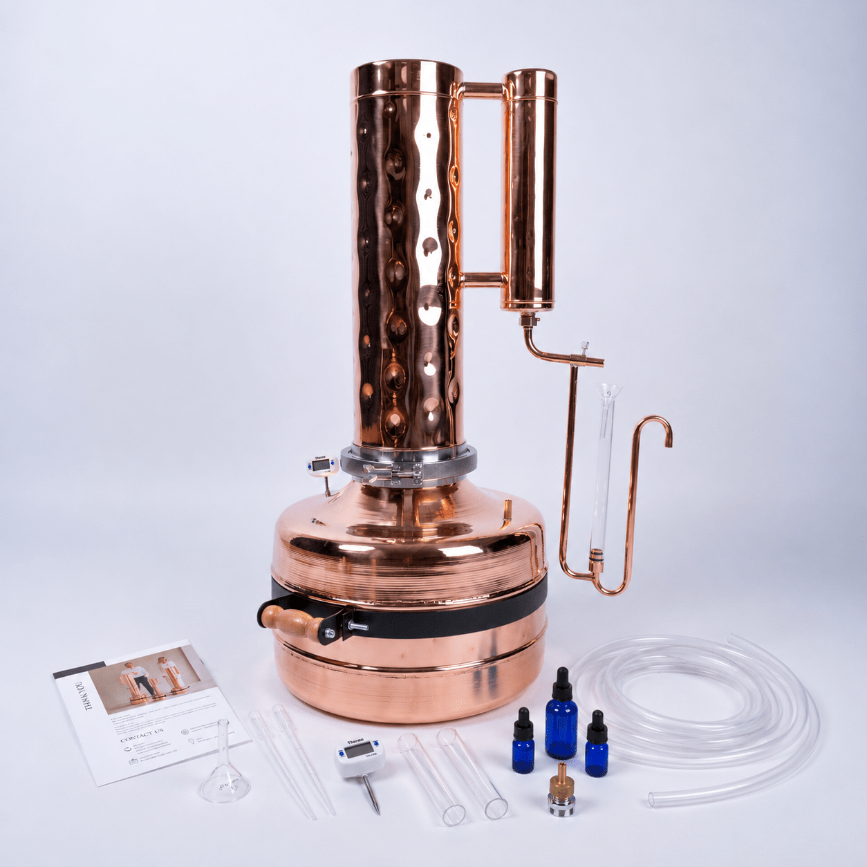 Essential Oil Distiller 7,5Gal (28,5L) - Premium Kit - Copper Pro