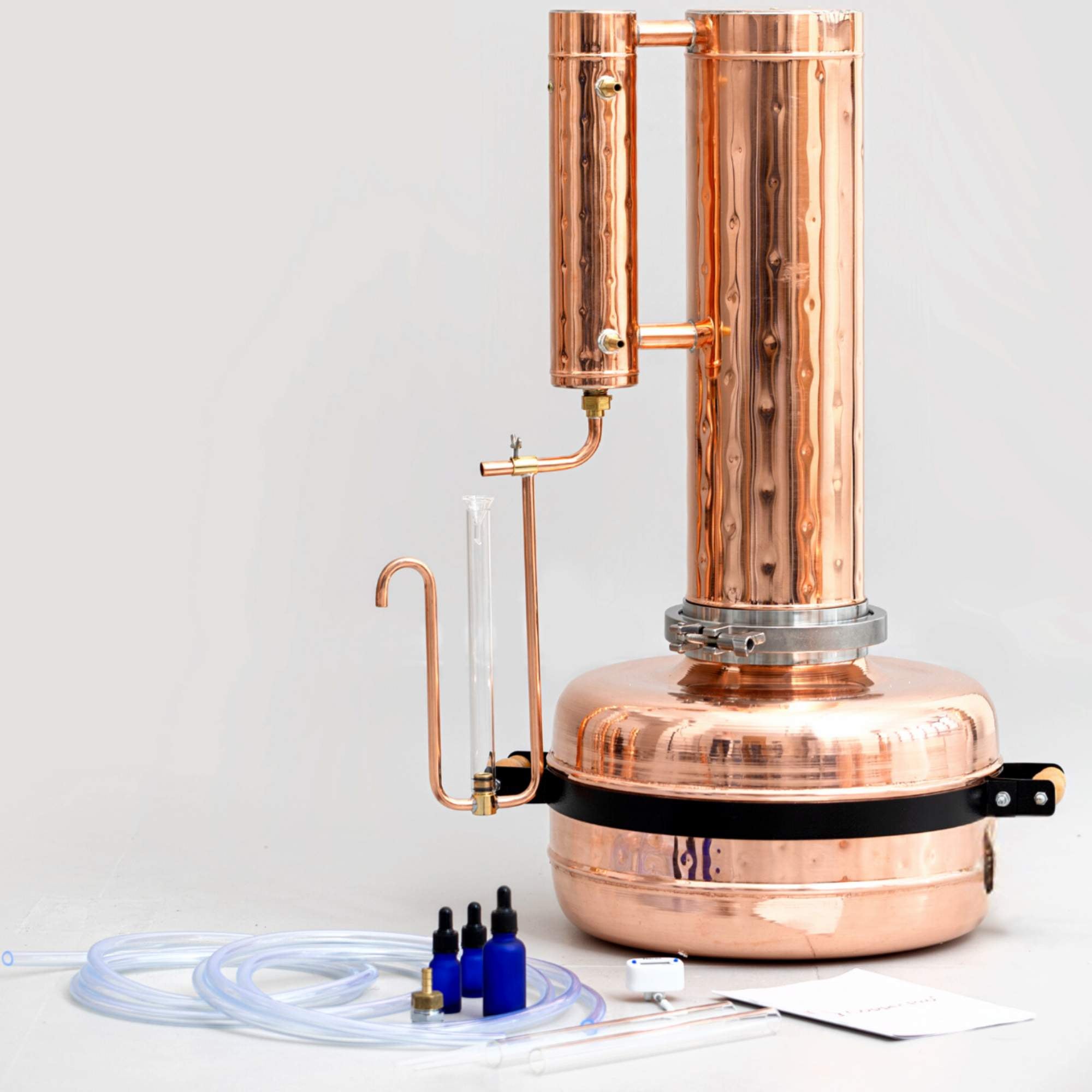 Essential Oil Distiller 7,5Gal (28,5L) - Premium Kit - Copper Pro