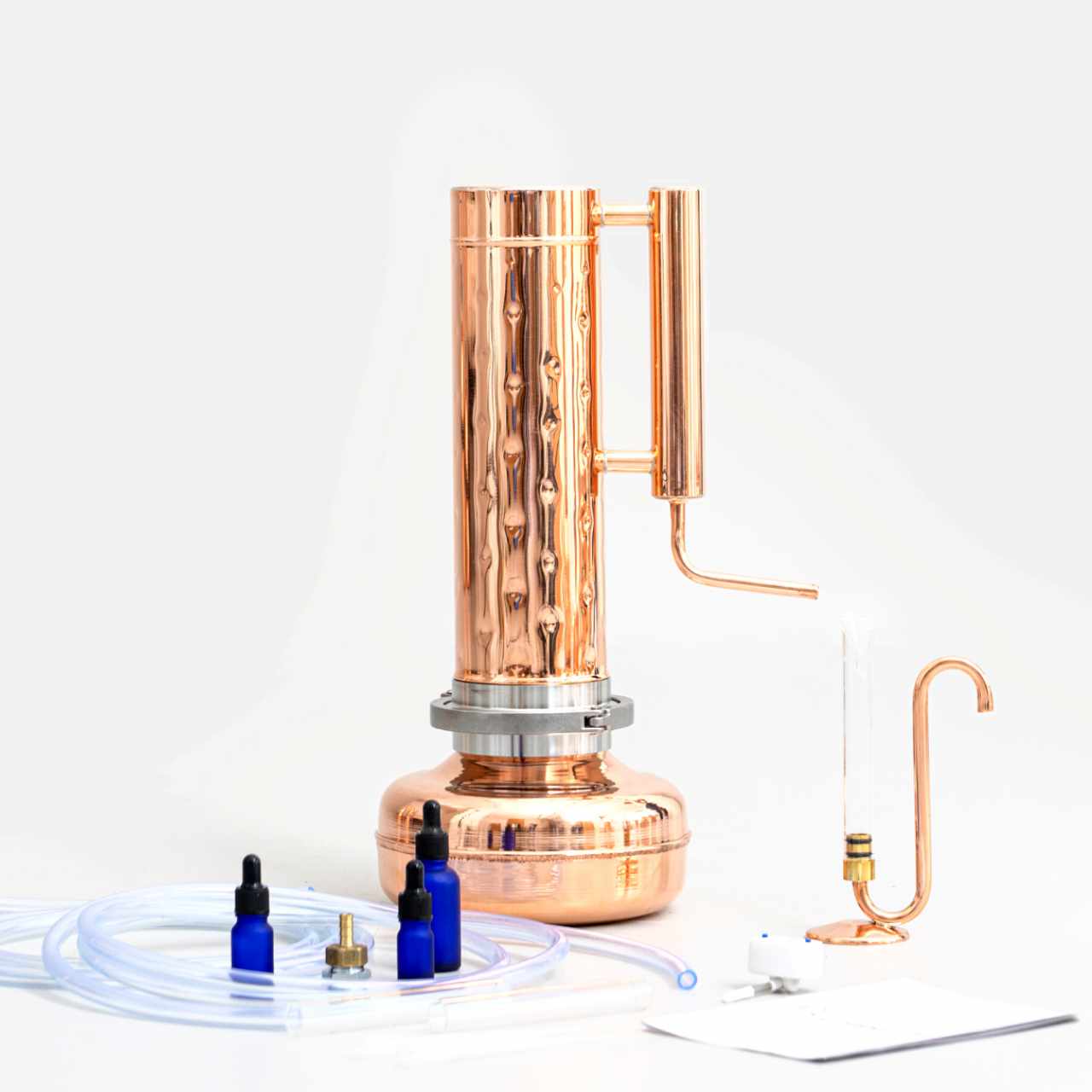 Essential oil extractor 0.53G (2L) - [Premium Kit] - Copper Pro