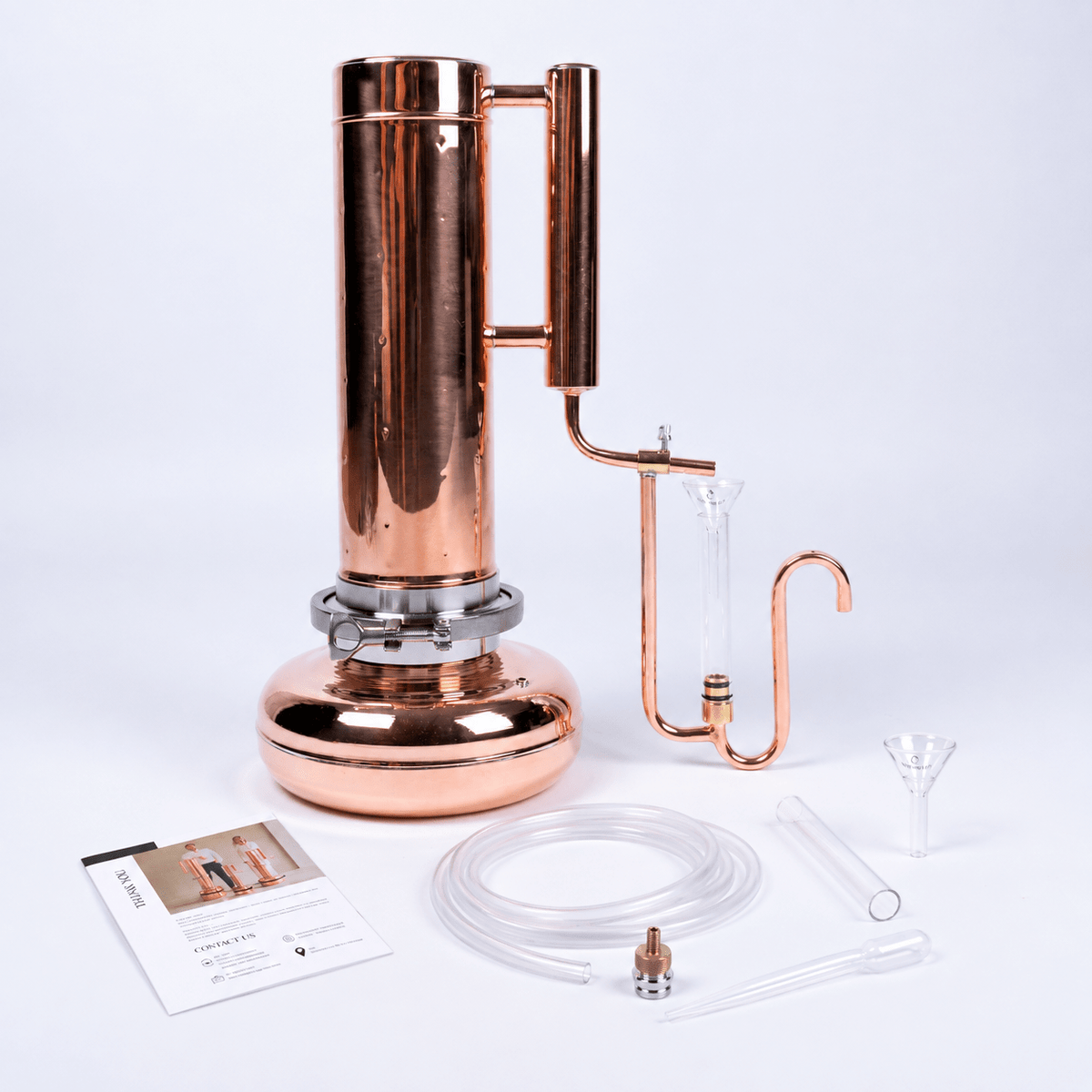 Essential oil extractor 1,1Gal (4L) - Basic Kit - Copper Pro