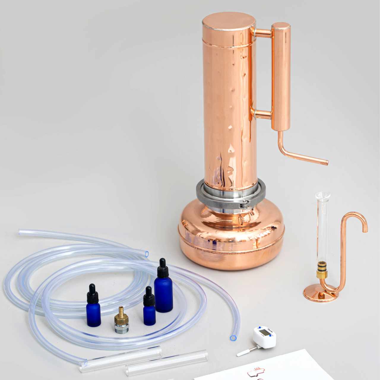 Essential oil extractor 1,1Gal (4L) - Basic Kit - Copper Pro