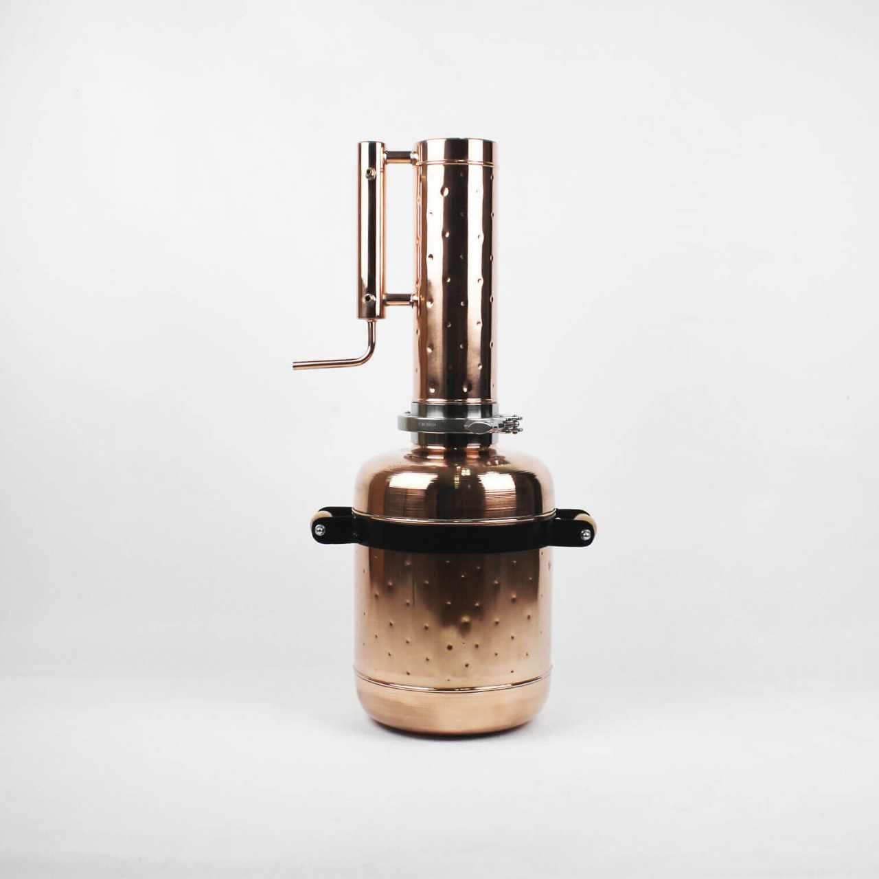 Essential Oil Steam Distiller 3.2G (12L) | column 0.79G (3L) - Premium Kit - Copper Pro