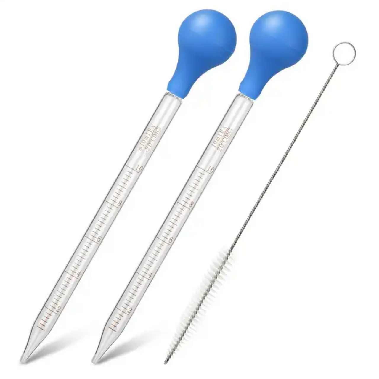 Glass Dropping Pipette 10mm (2 pc.) - Copper Pro