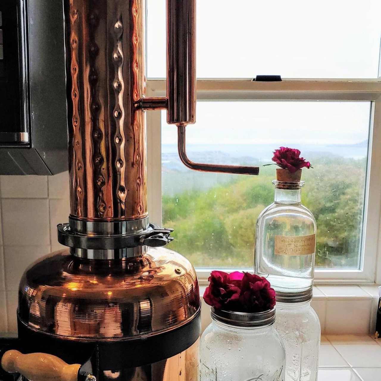 Herb distiller - 4Gal (15L) - hydrosols - Copper Pro