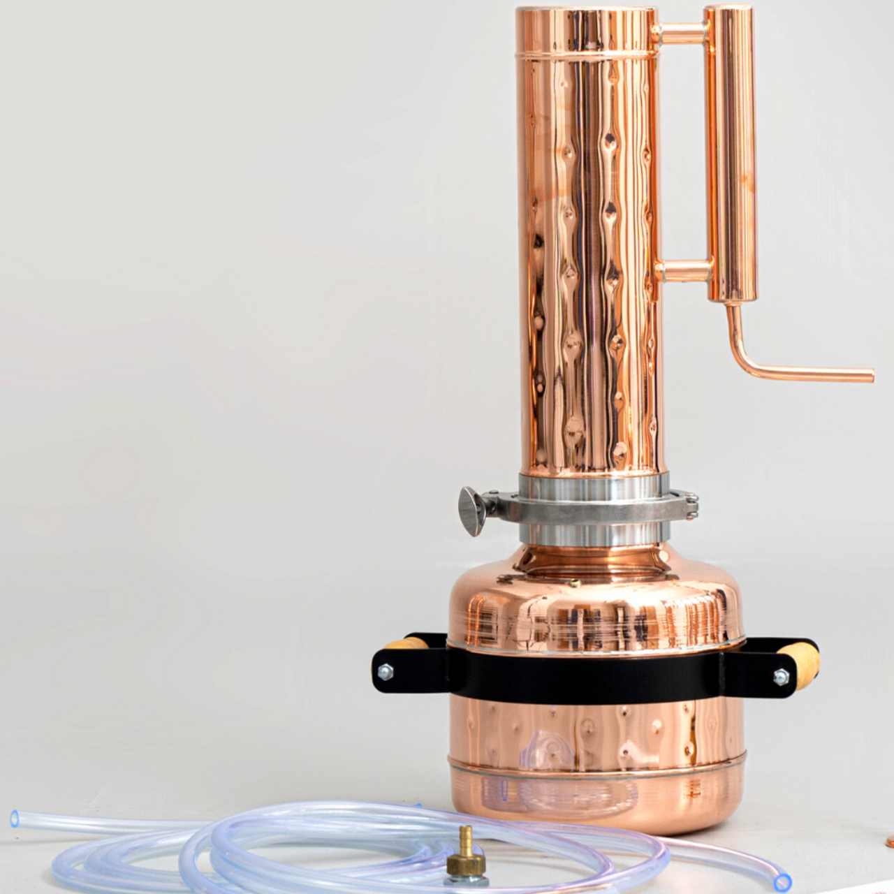 Herbal extractor machine for hydrosols 1.3G (5L) | column 0.53G (2L) - Copper Pro