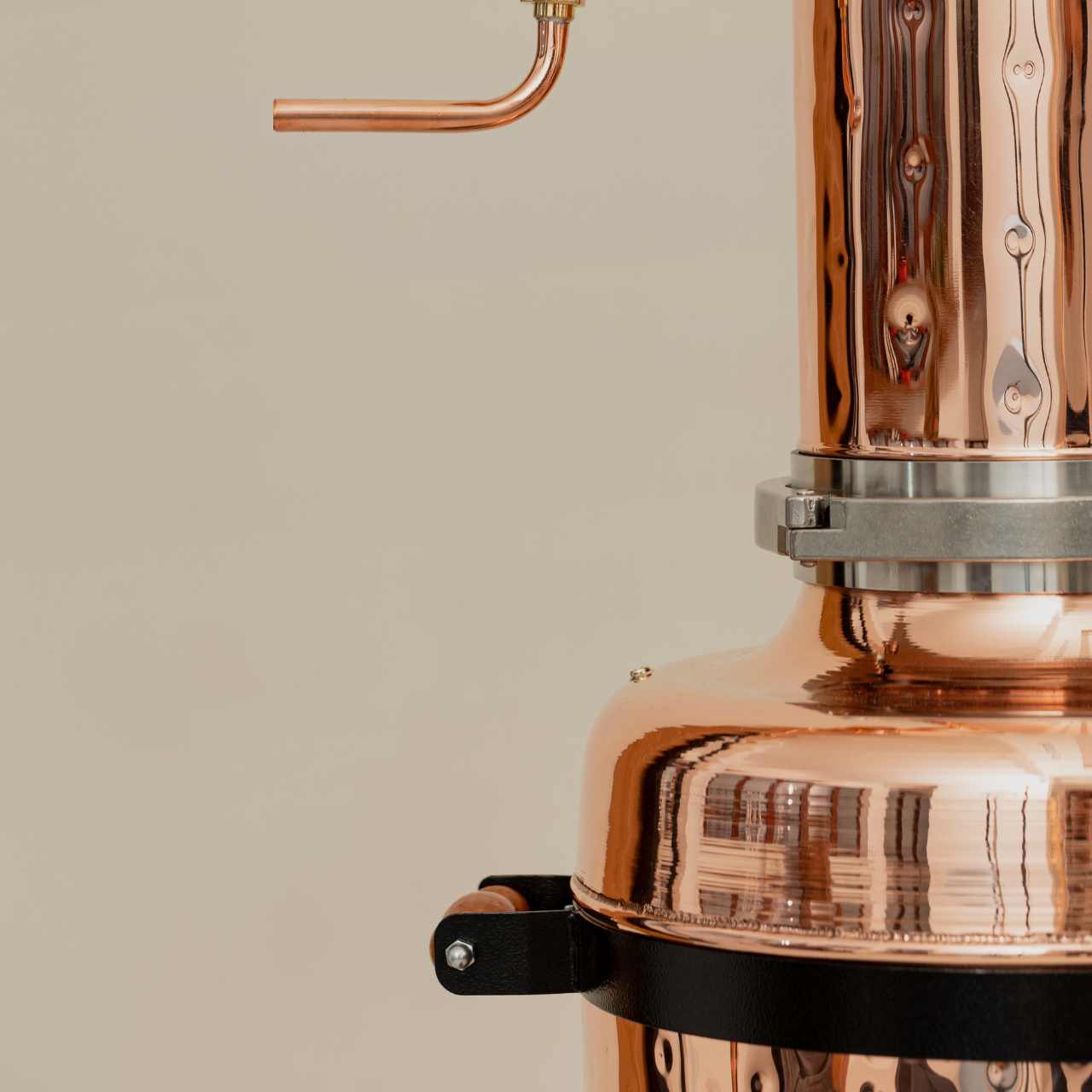 Herbal extractor machine for hydrosols - 1.9 Gal (7L) - Copper Pro